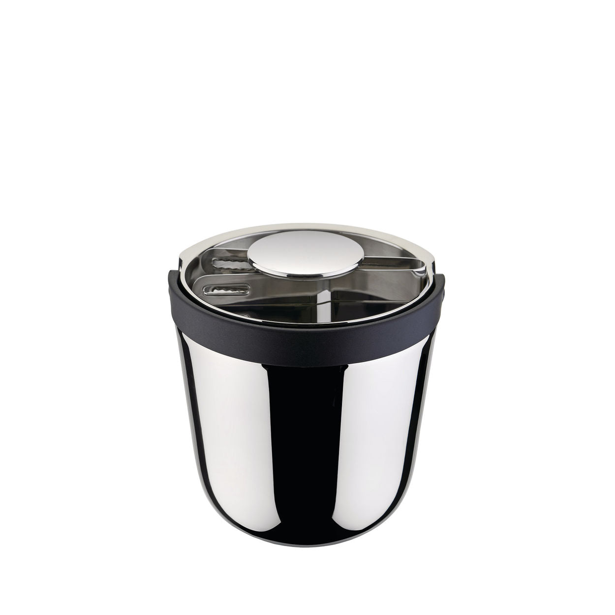 Ice bucket with tongs THE TENDING BOX stainless steel