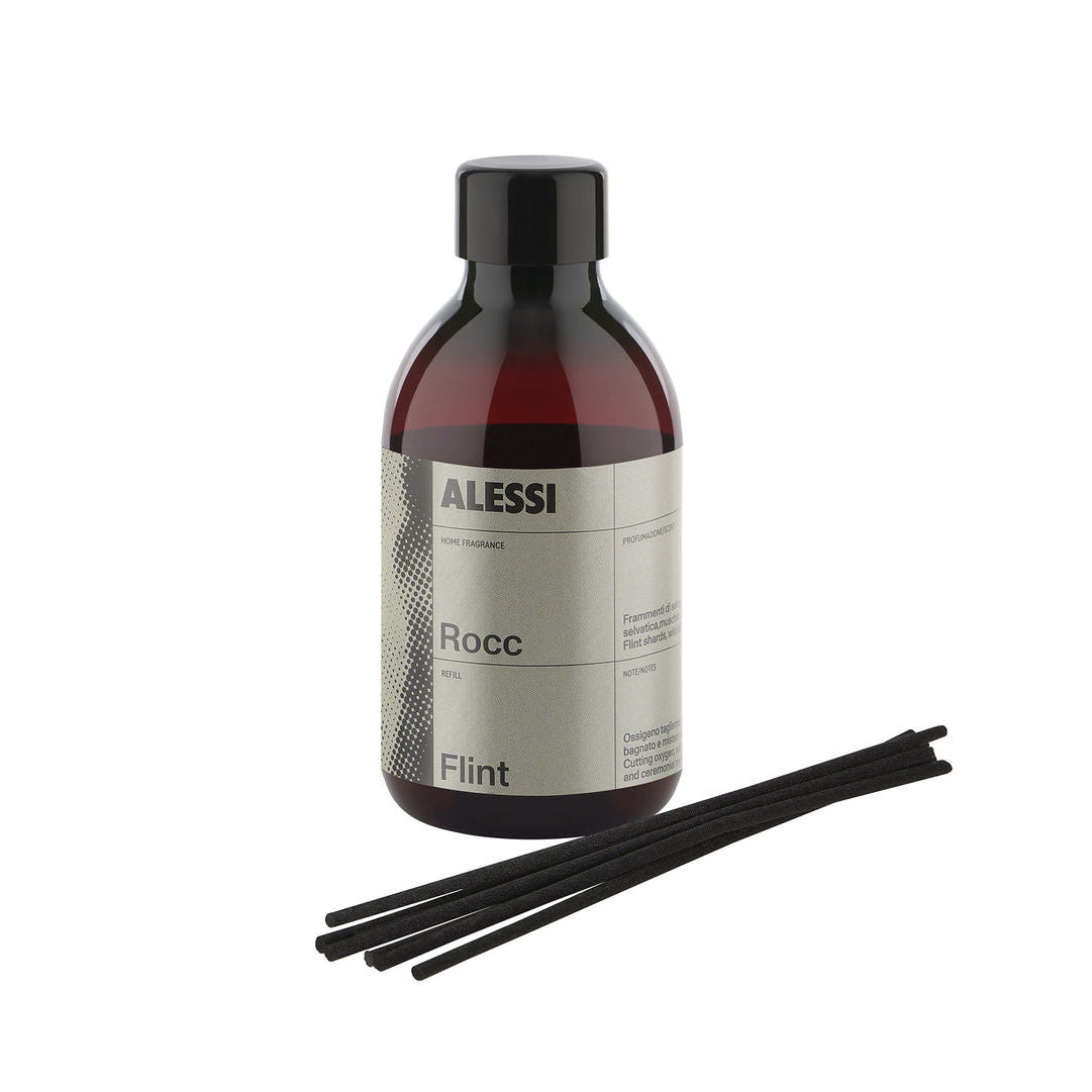 Zestaw zapachowy do dyfuzora ROCC - FLINT nuty drewniane, skóra i żywica styraksowa