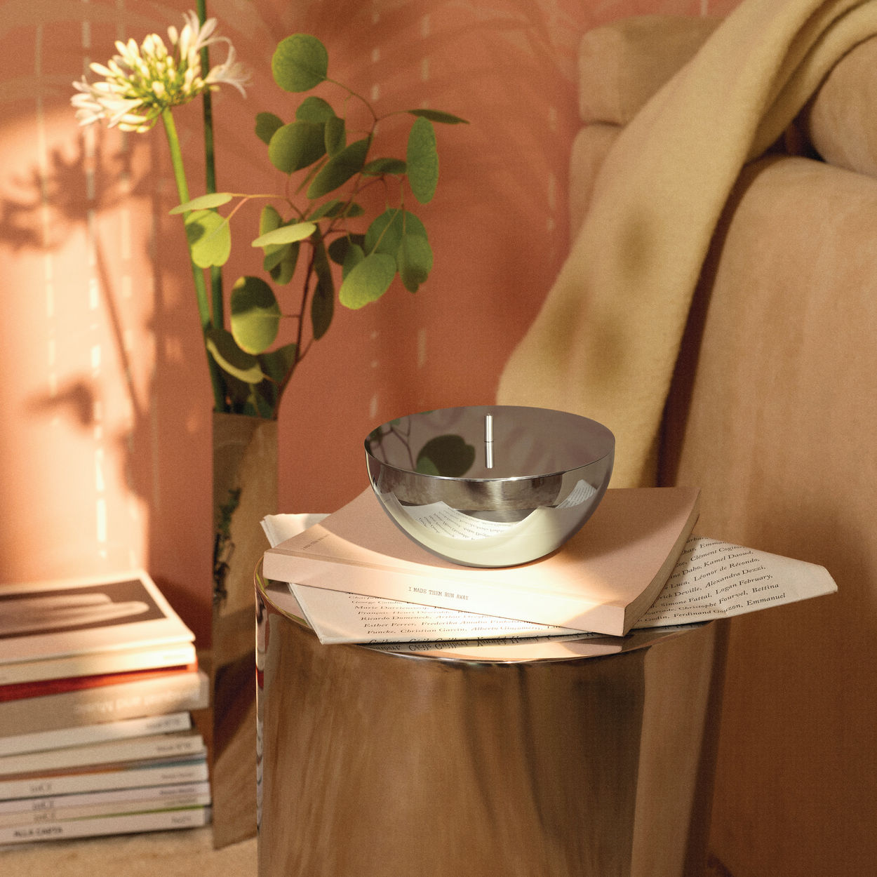 Kerzenbehälter ROCC Edelstahl