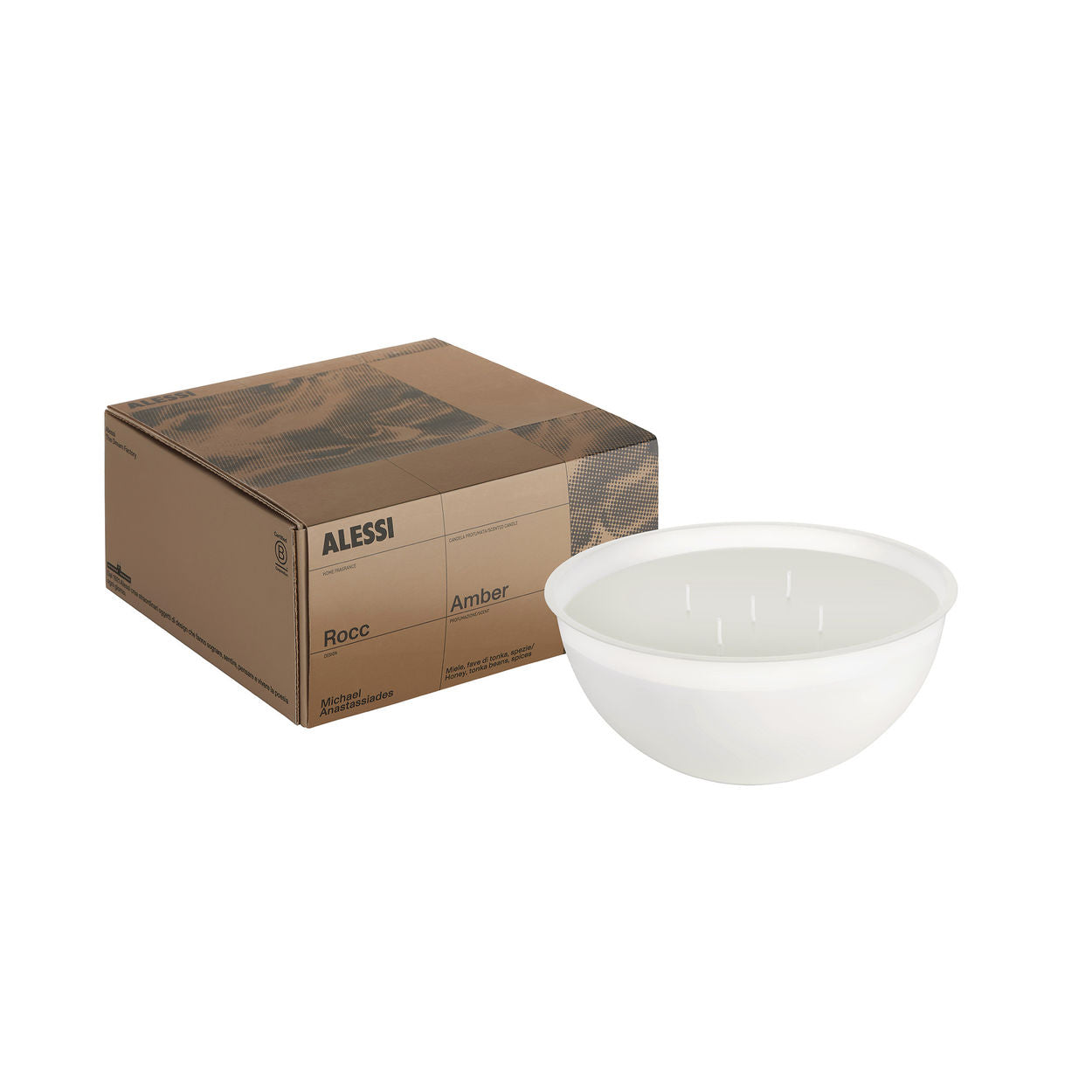 Wkład zapachowy do świecy ROCC - AMBER nuty miodu, bobu tonka i przypraw