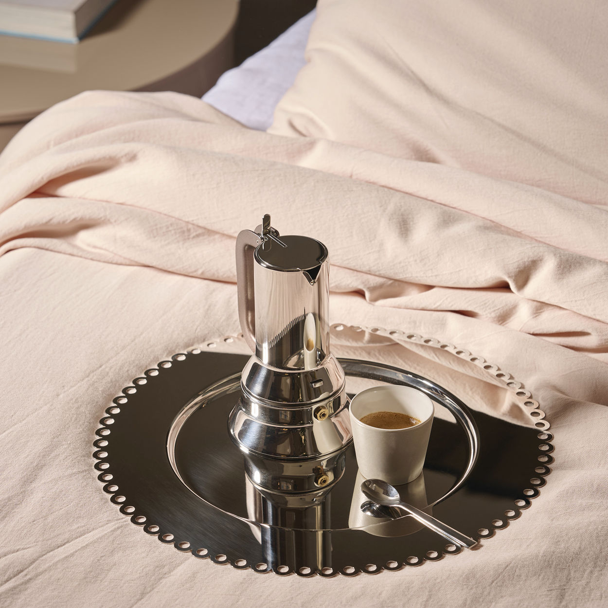 Servierteller EDGES aus Edelstahl