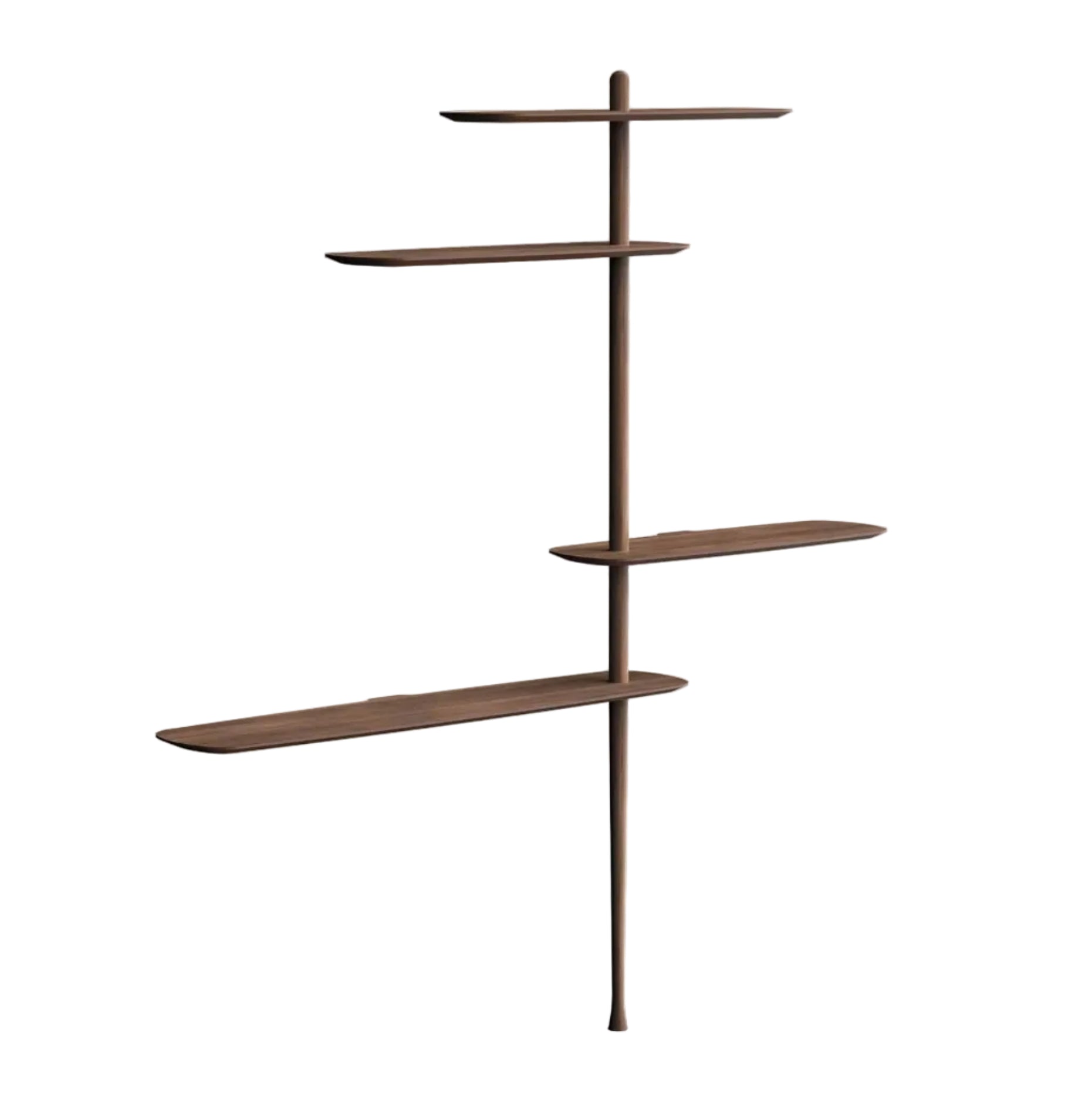 Regał UNICA - CONFIGURATION 08 fornir orzechowy