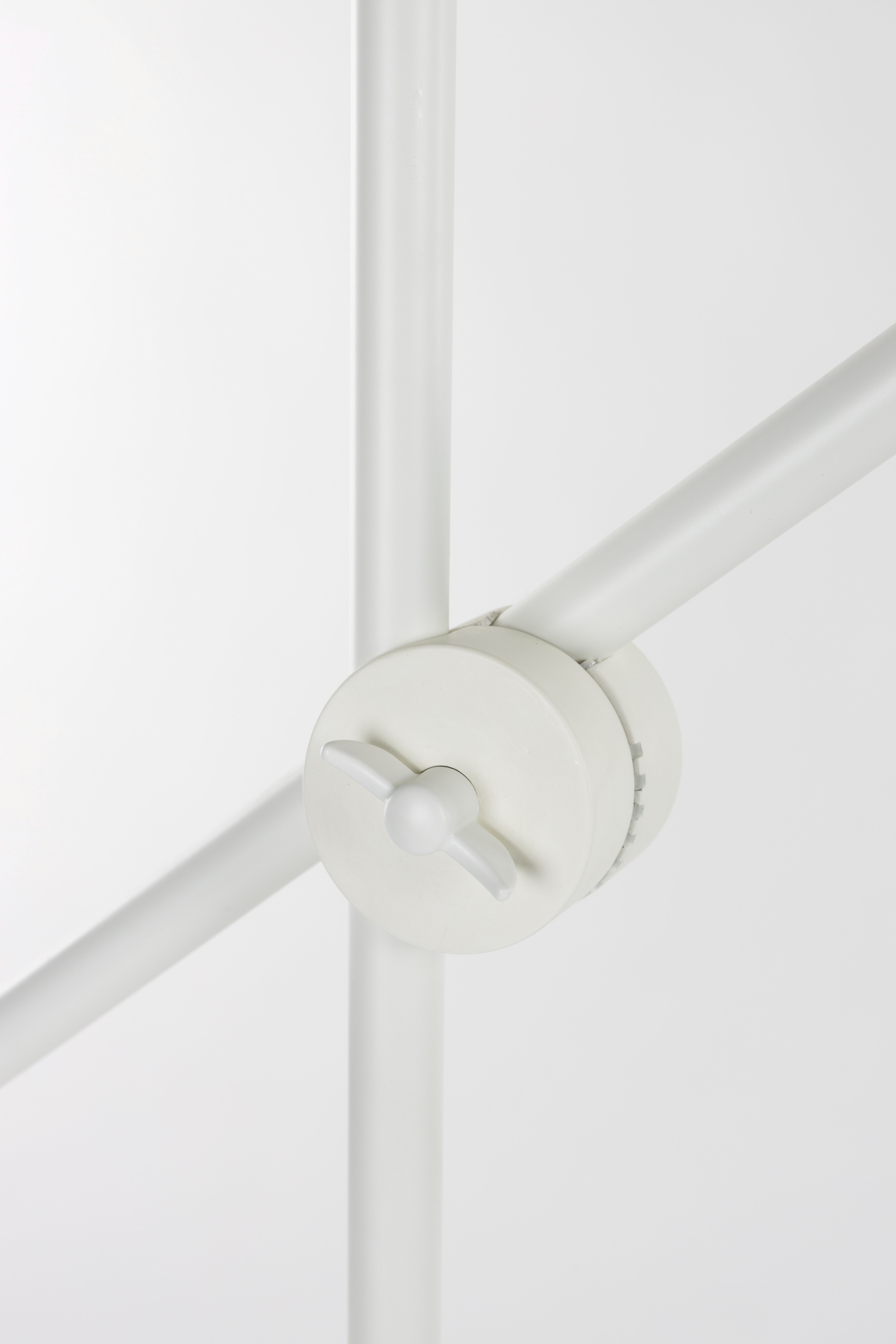 Lampa podłogowa z wysięgnikiem BELLE złamana biel