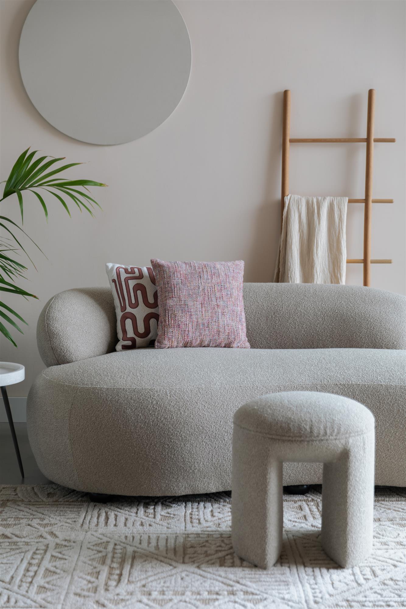 Poduszka AYUR pudrowy różowy