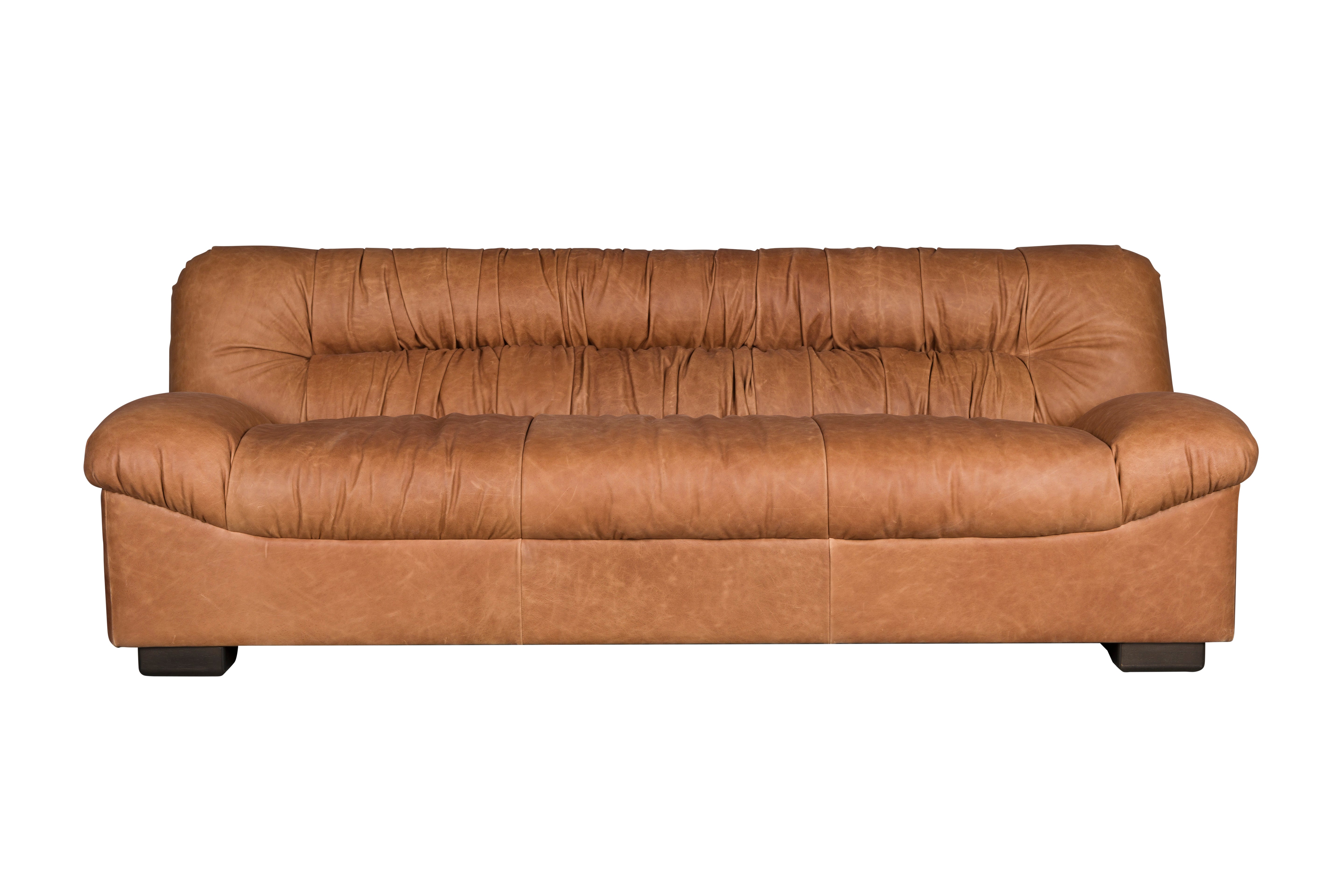 Sofa DOUGLAS koniakowa skóra