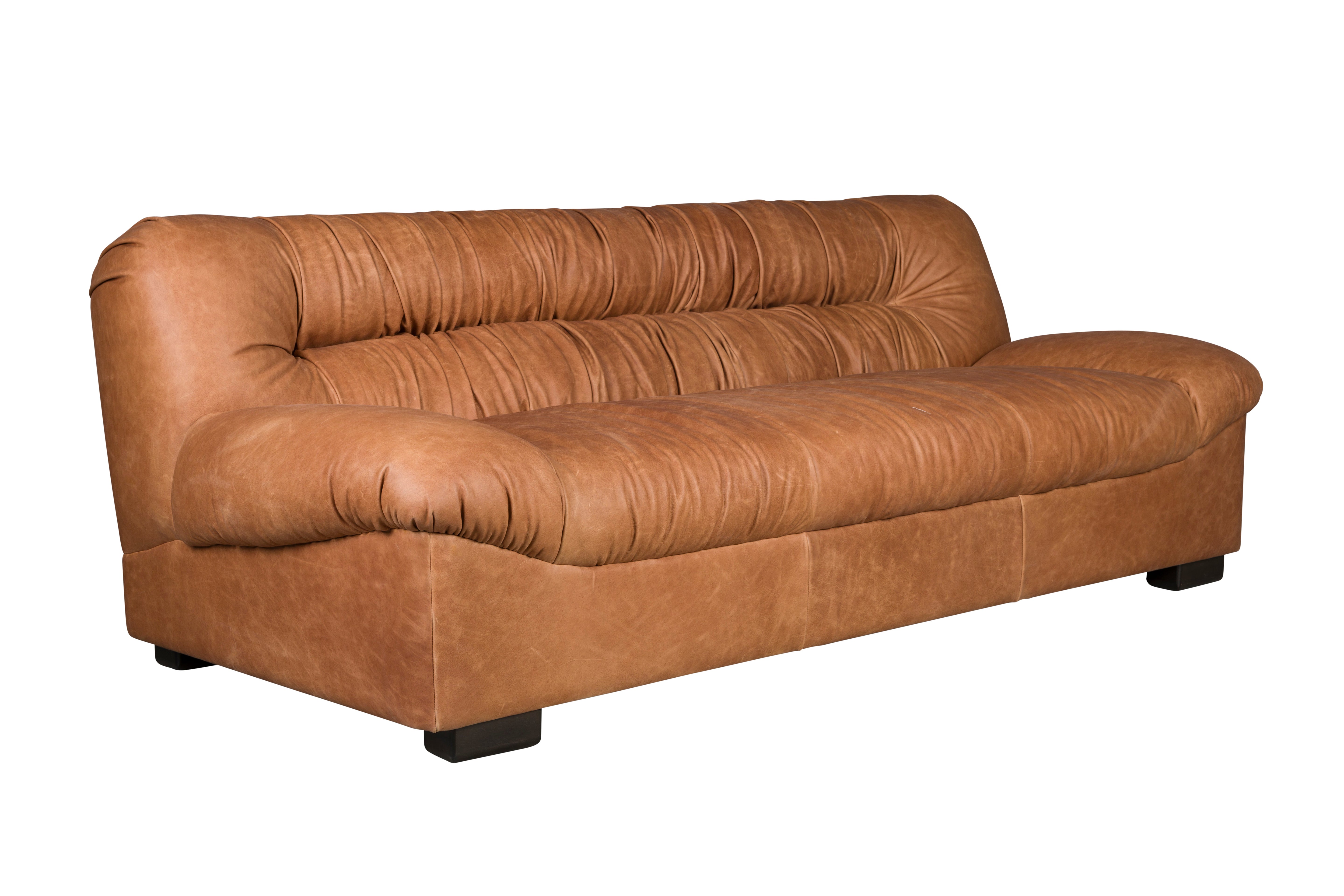 Sofa DOUGLAS koniakowa skóra