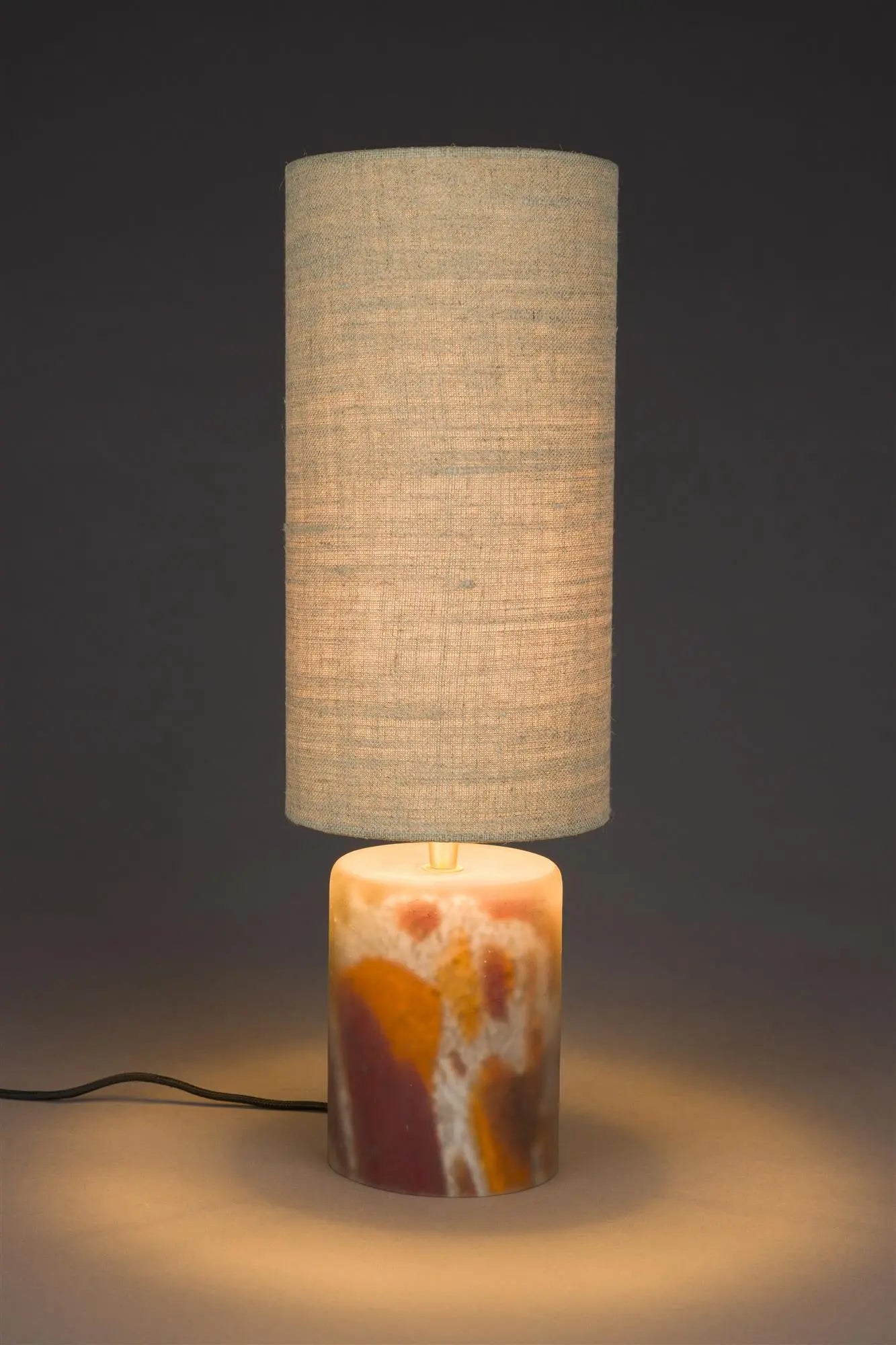 Lampa stołowa EARL beżowy – styl nowoczesny