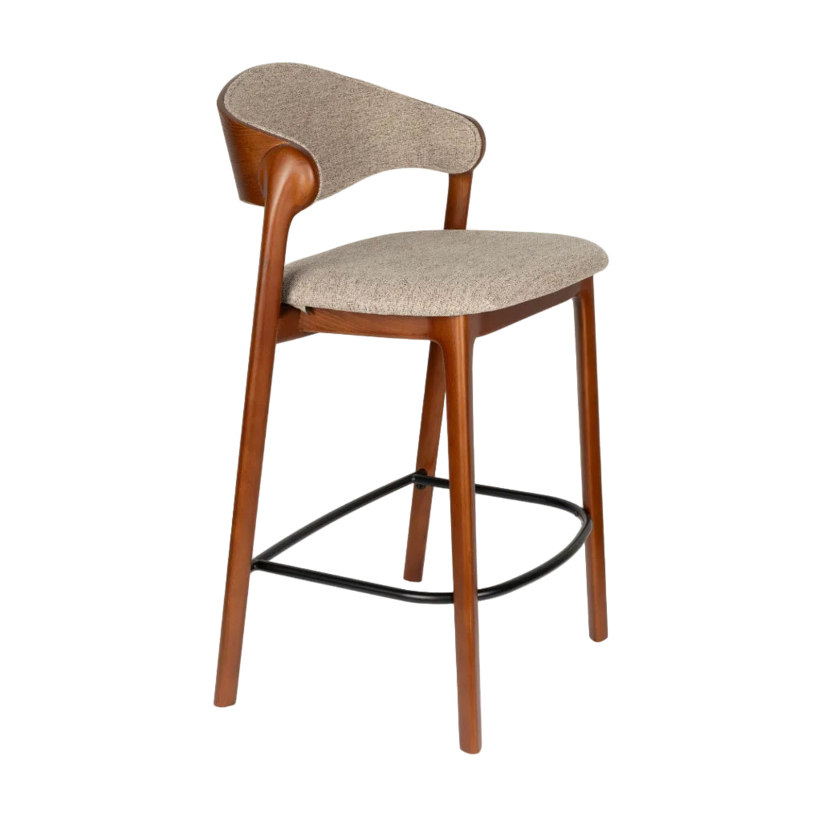 Hoker niski BABINGTON orzech – Dutchbone