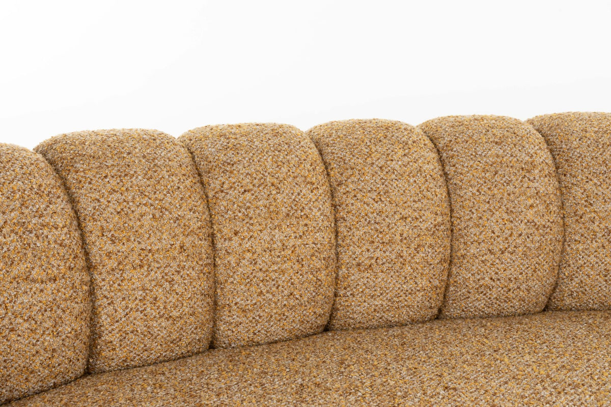 Sofa 7-osobowa DUVANE brązowy – ujęcie 2