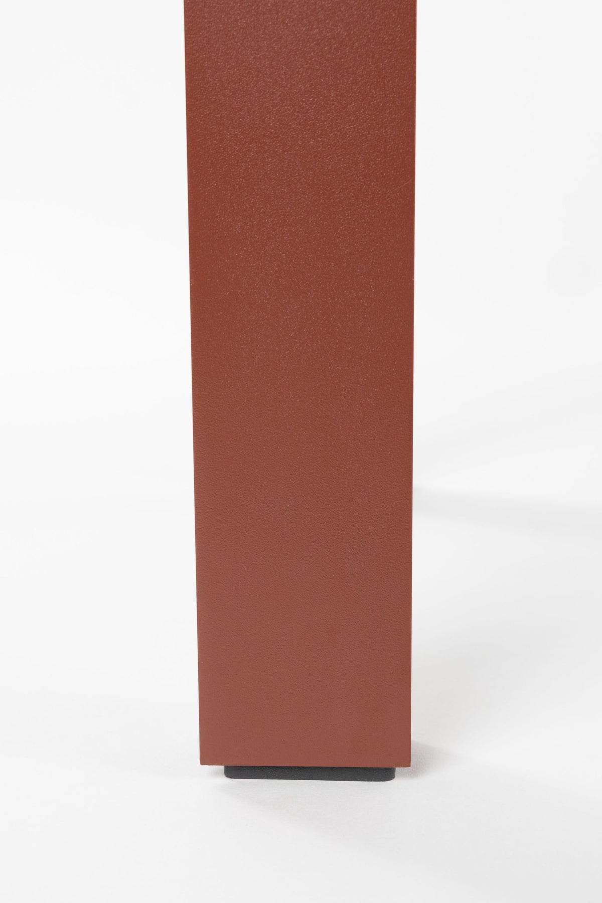 Ławka ogrodowa VONDEL czerwony – 130 x 45 cm