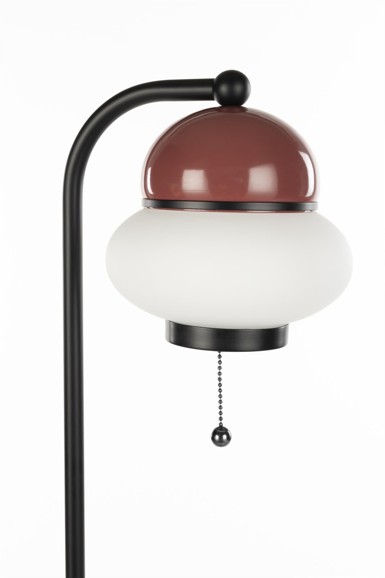 Lampa podłogowa BUMBLE bordowy z czarnym wykończeniem