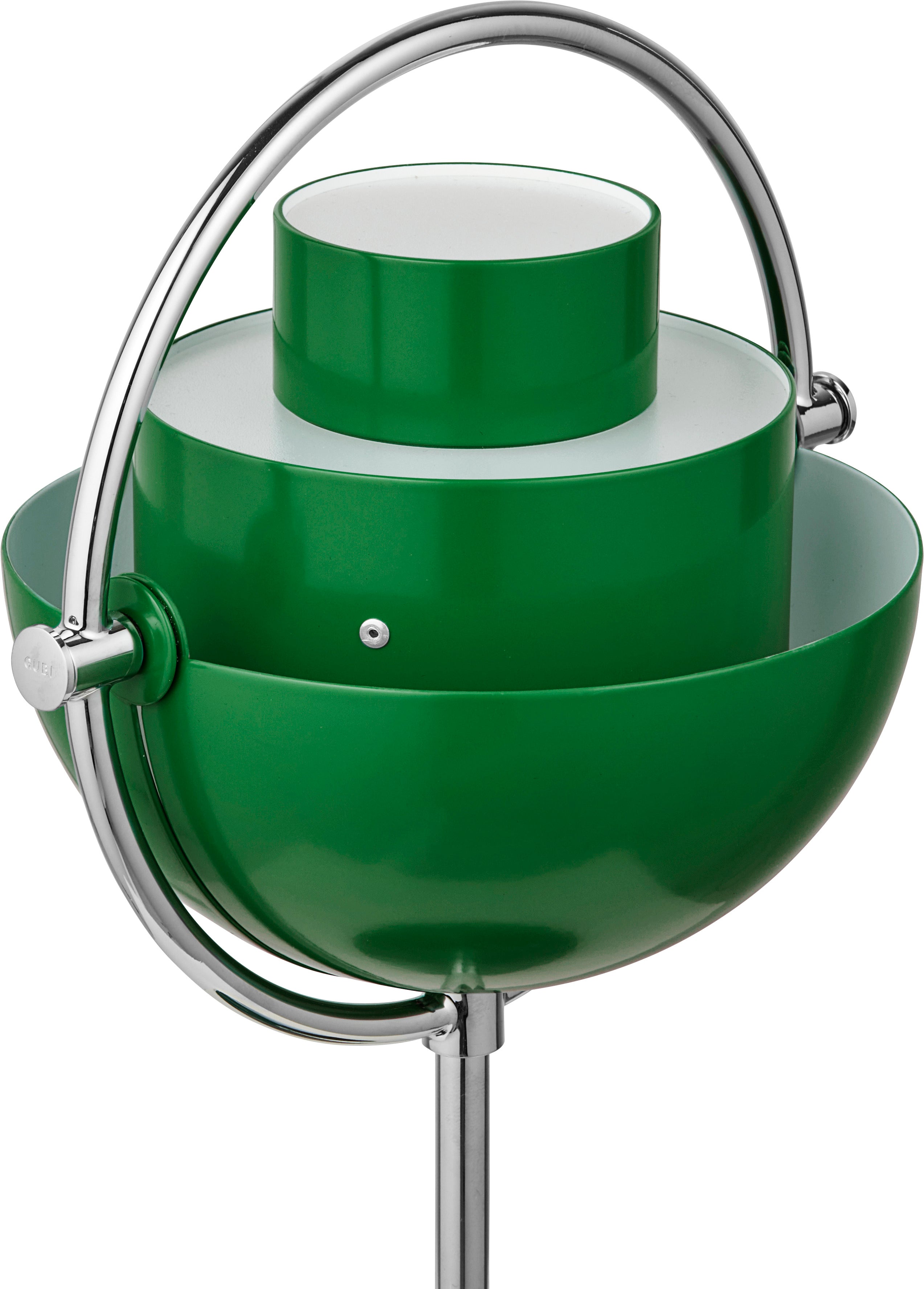 Lampa przenośna MULTI-LITE zielony z chromowaną podstawą