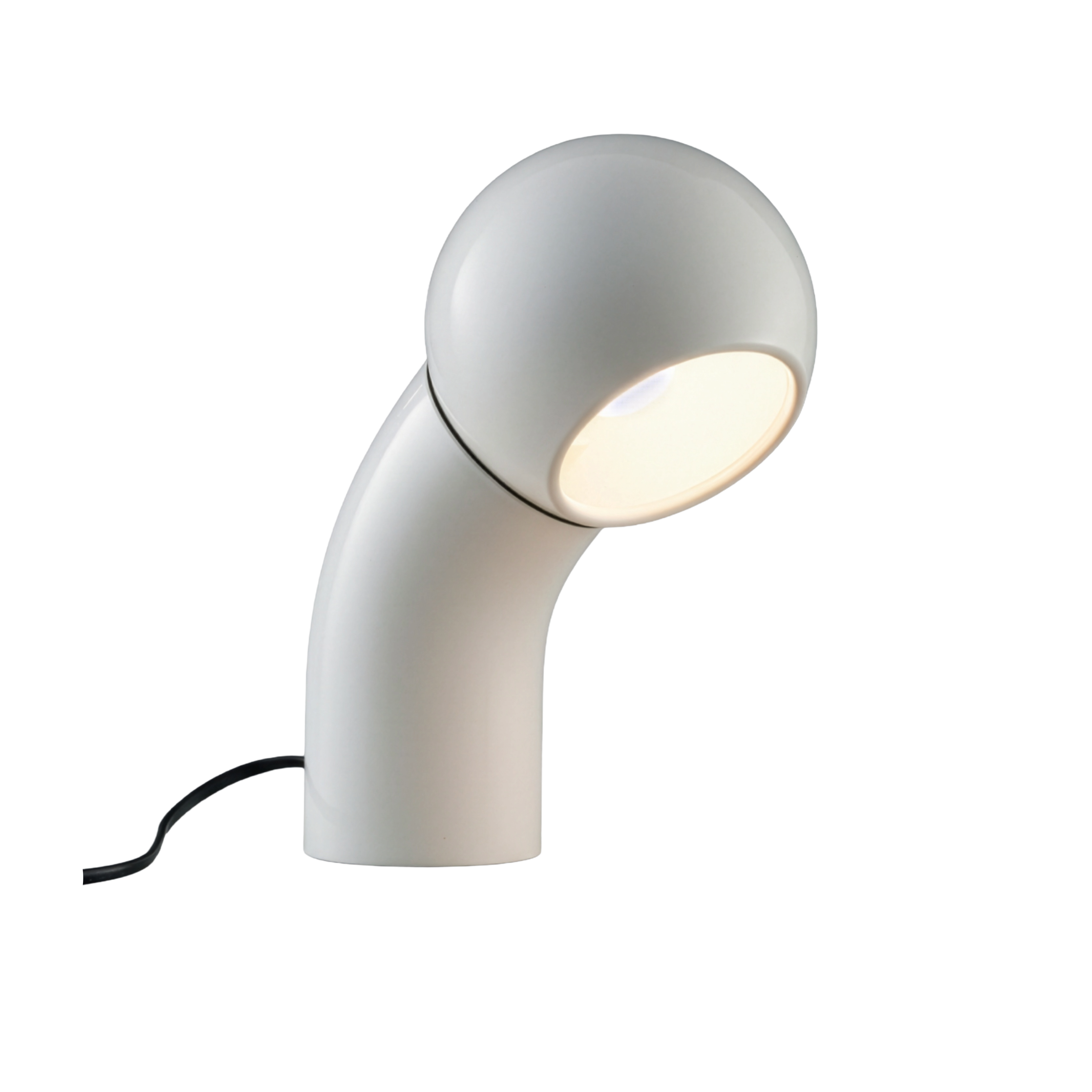 Lampa stołowa PALLINO połyskujący biały