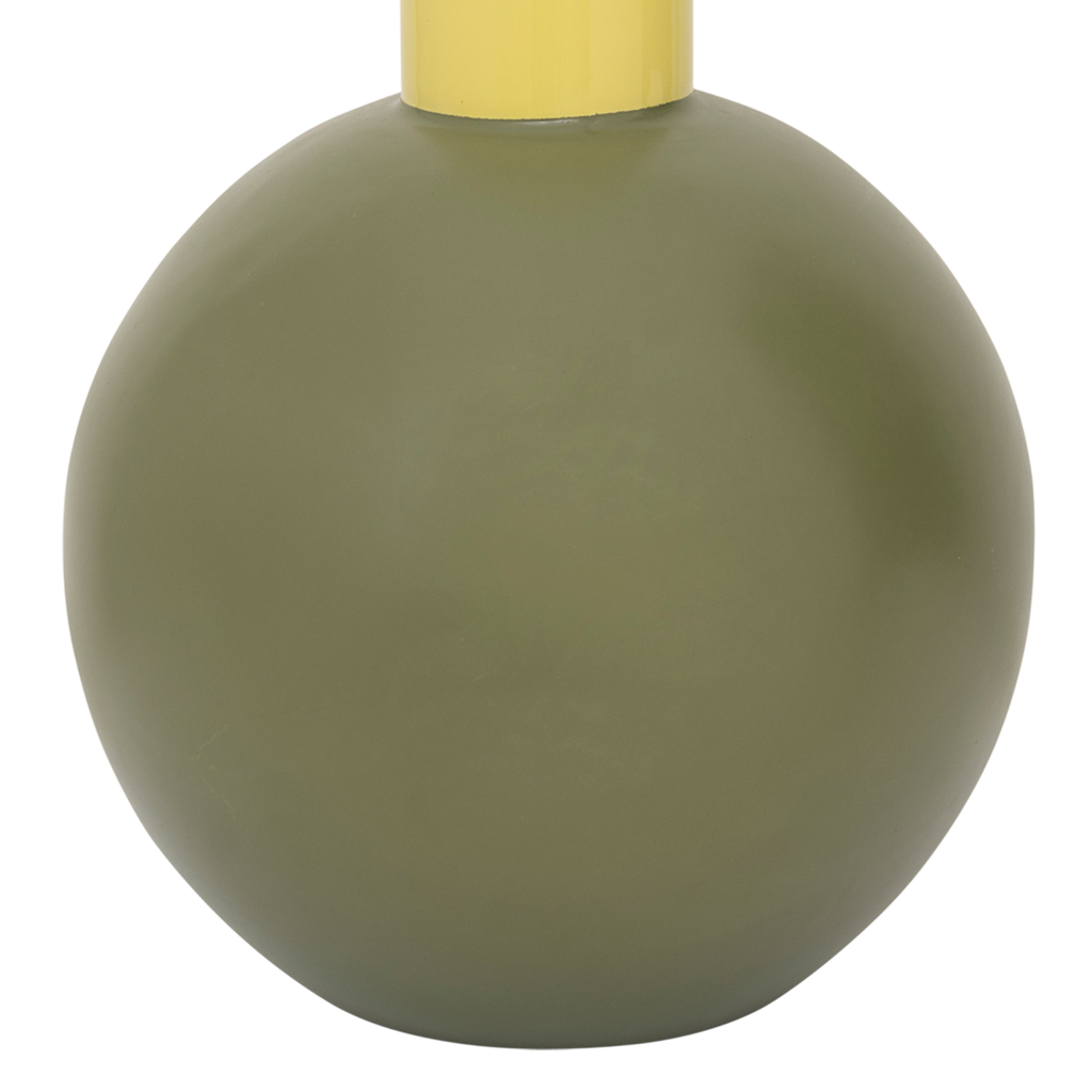 Wazon FARVE zielony z żółtym