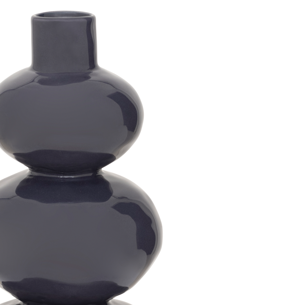 Wazon EMILY ciemnoniebieska ceramika