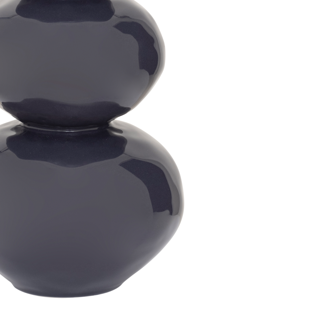 Wazon EMILY ciemnoniebieska ceramika