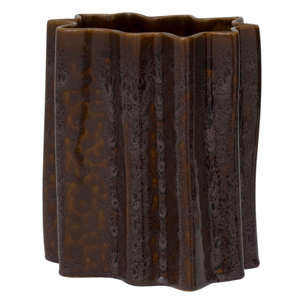 Donica RIFF brązowa ceramika