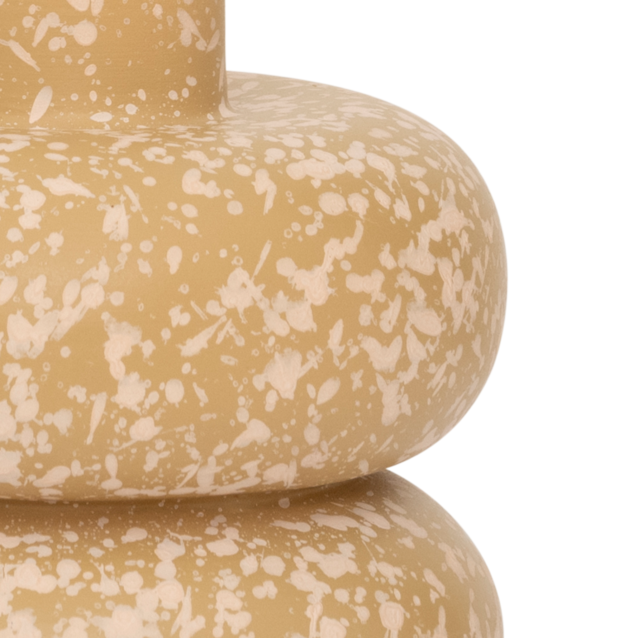 Świecznik ZODY beżowa ceramika