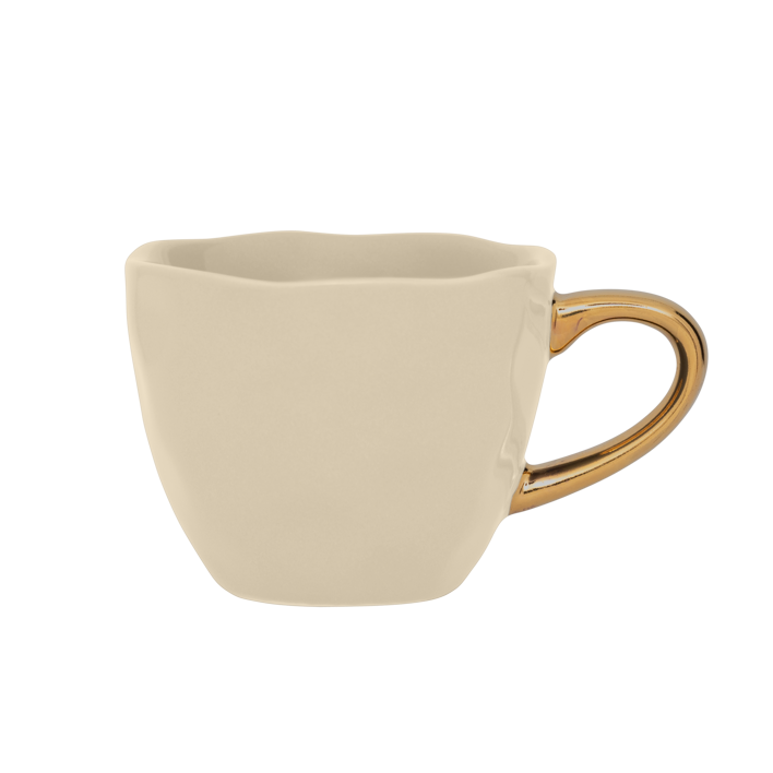 Filiżanka do espresso GOOD MORNING kremowy ze złotym