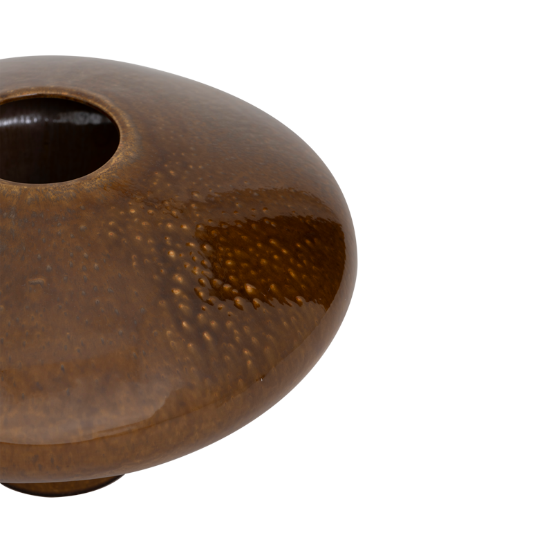 Keramikw vase NALA braun