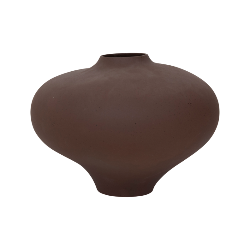 Wazon ceramiczny NOMSA brązowy