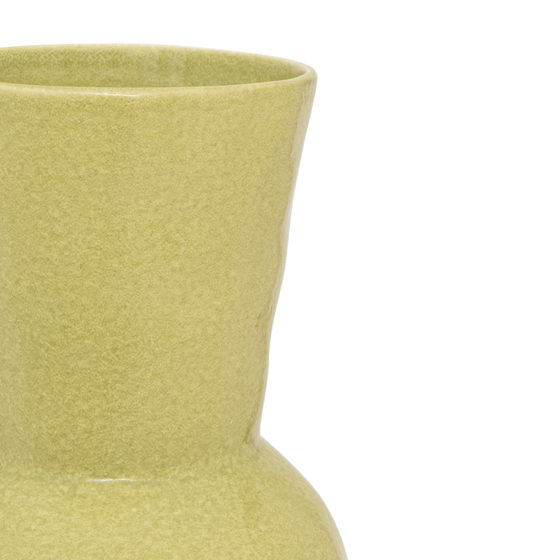 Lime Green Ceramic Vase DINEO