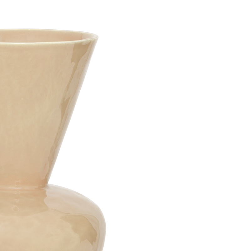 Wazon ceramiczny LANGA beżowy