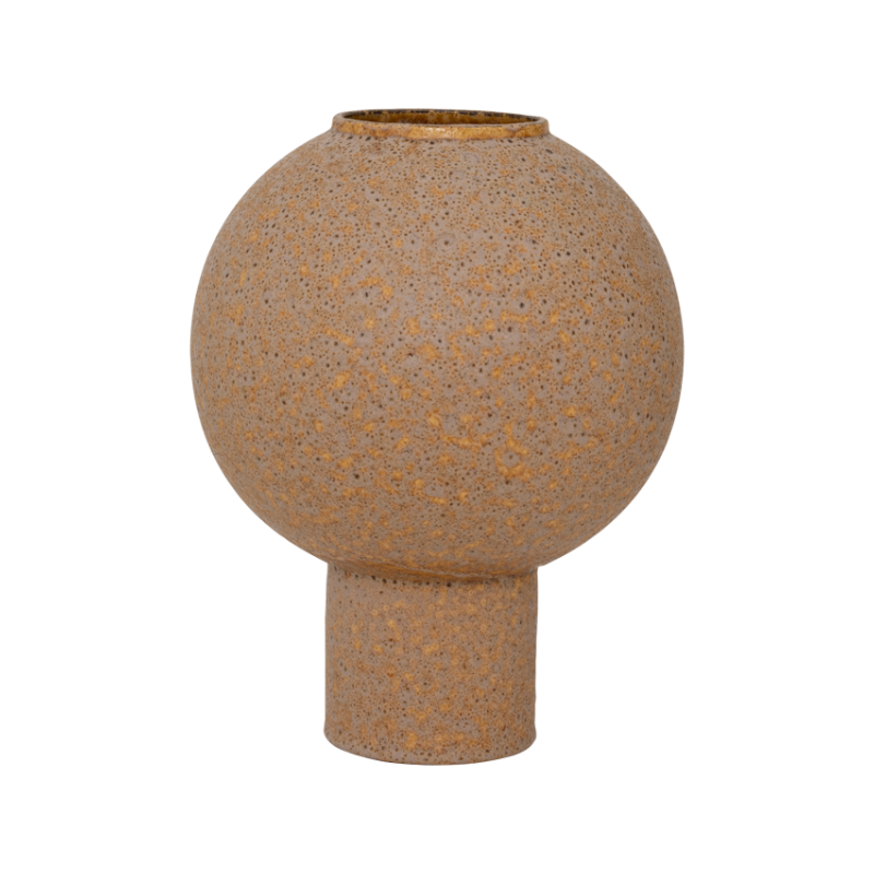 Wazon ceramiczny AMANZI brązowy