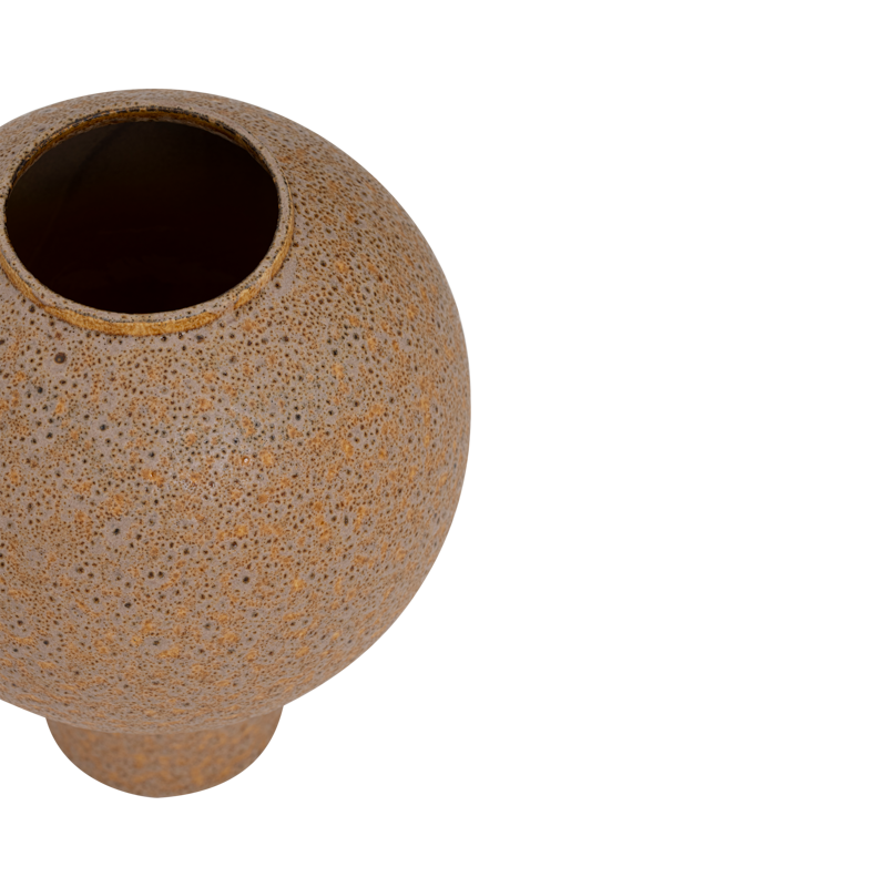 Wazon ceramiczny AMANZI brązowy