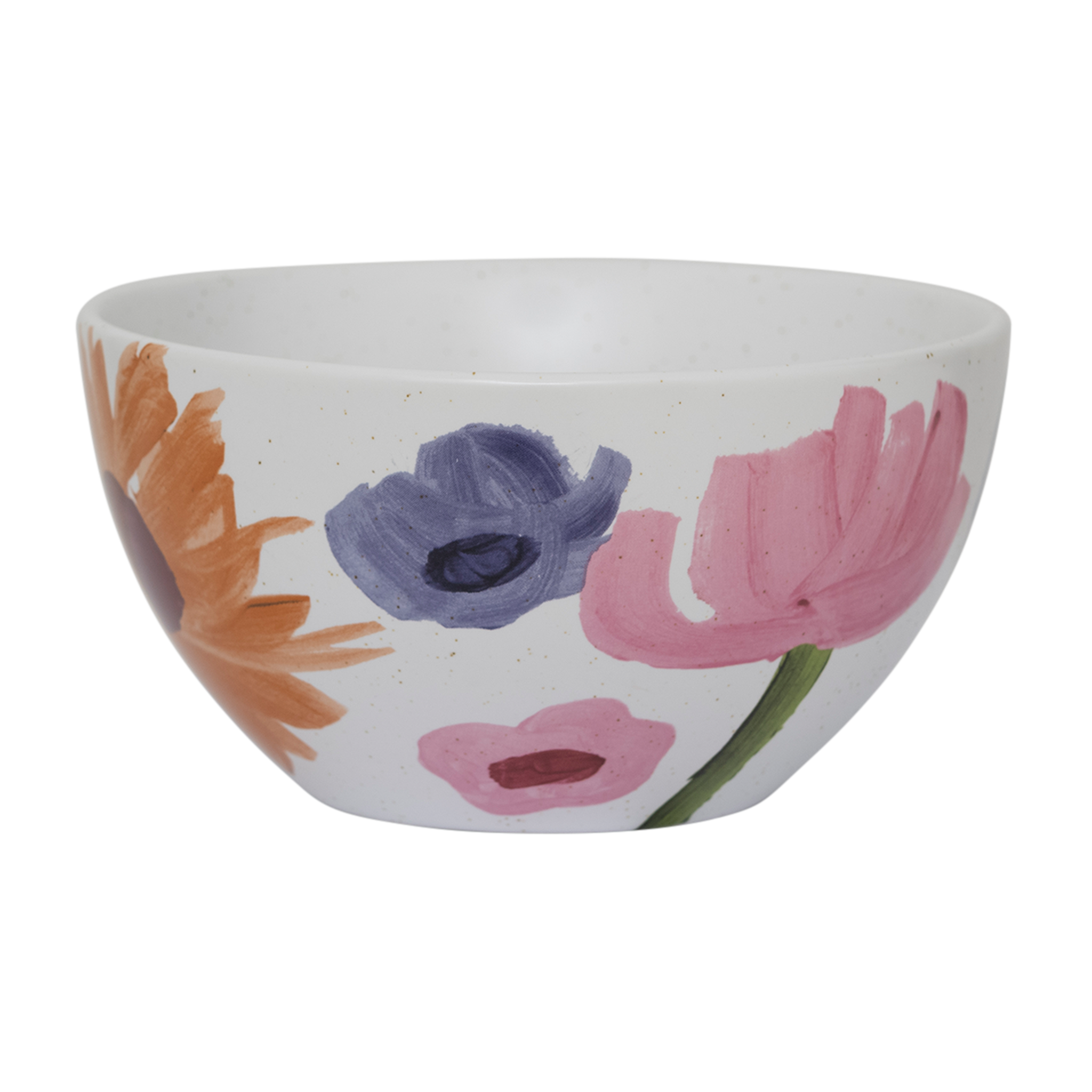 Miska ceramiczna HANAKO motyw roślinny