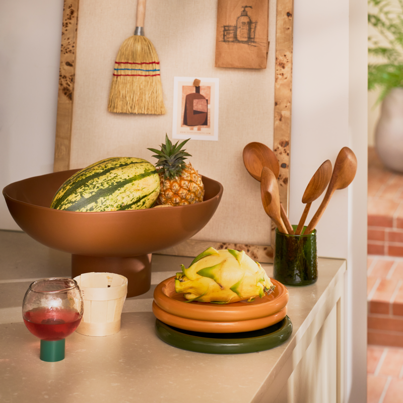 Szklanka HAMMERED zielone szkło