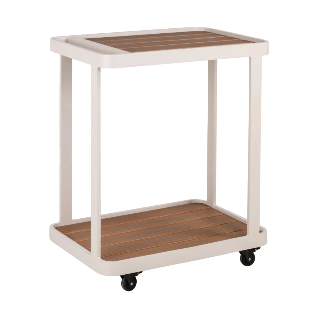 Gartenwagen SPRITZ beige mit Holzplatte