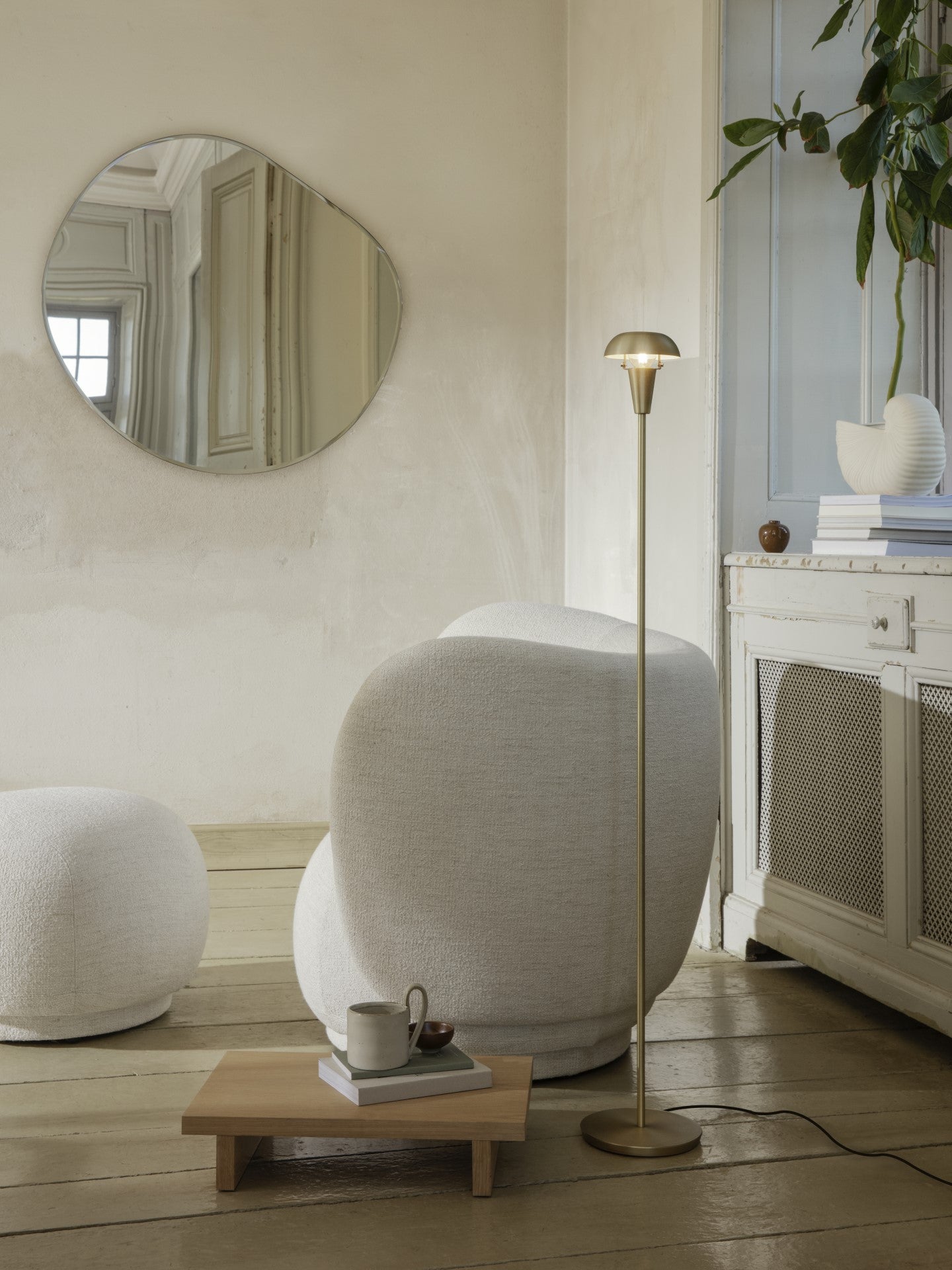 Kubek FLOW złamana biel