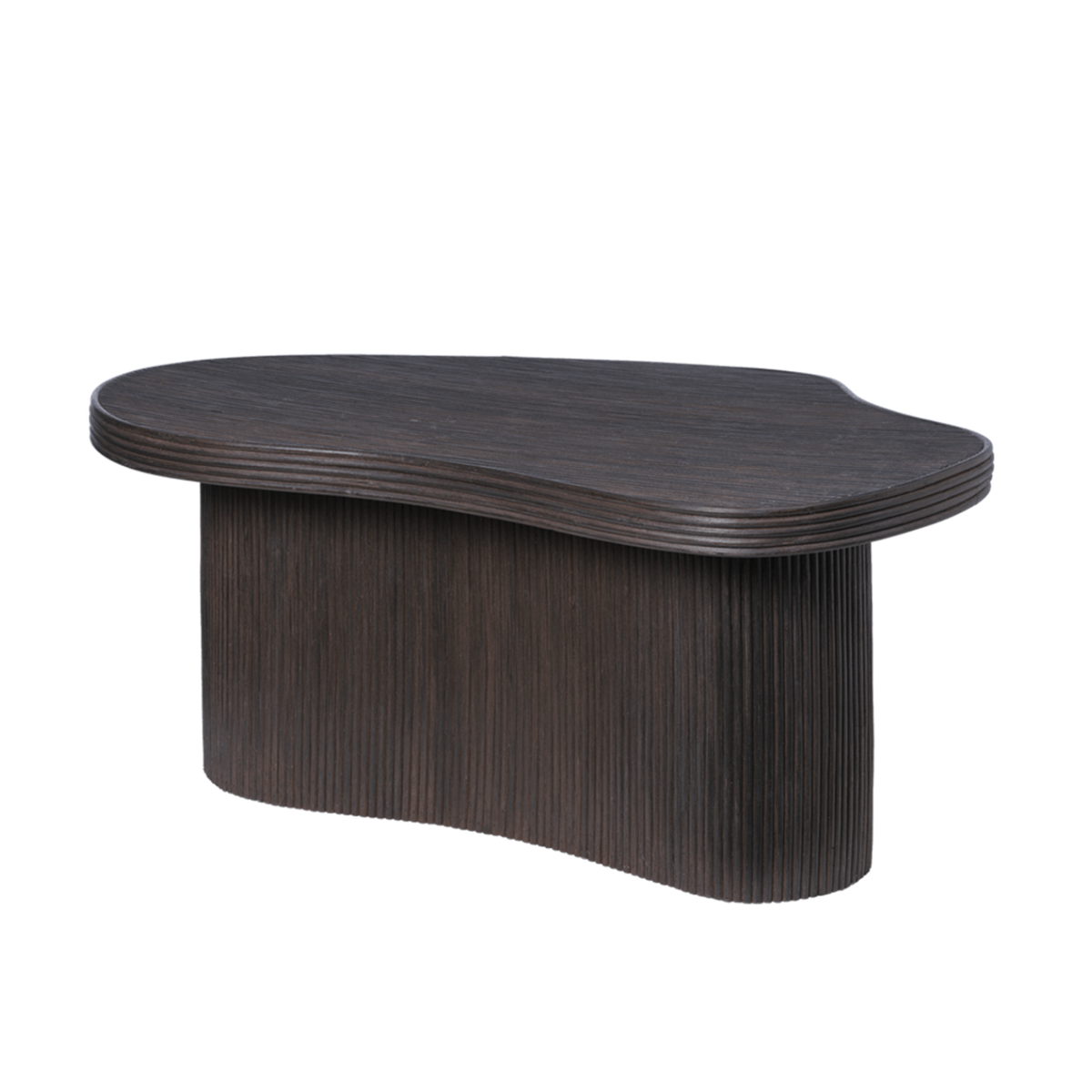 Stolik kawowy ISOLA ciemnobrązowy – ferm LIVING