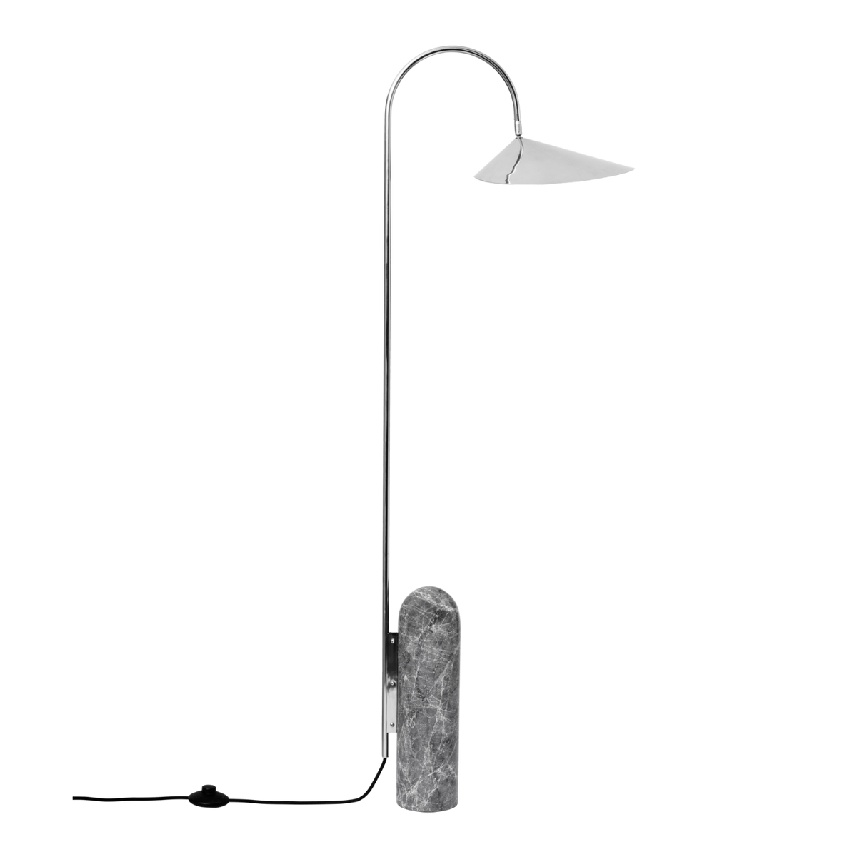 Lampa podłogowa ARUM stal polerowana – ferm LIVING