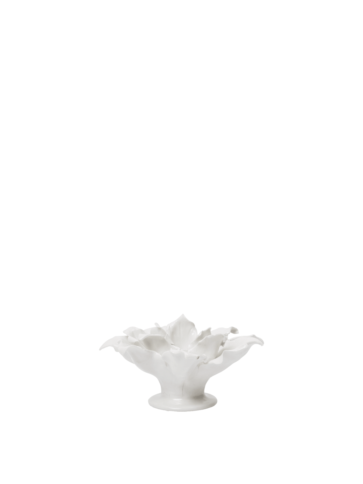 Świecznik HOLLY LEAF złamany biały – ferm LIVING