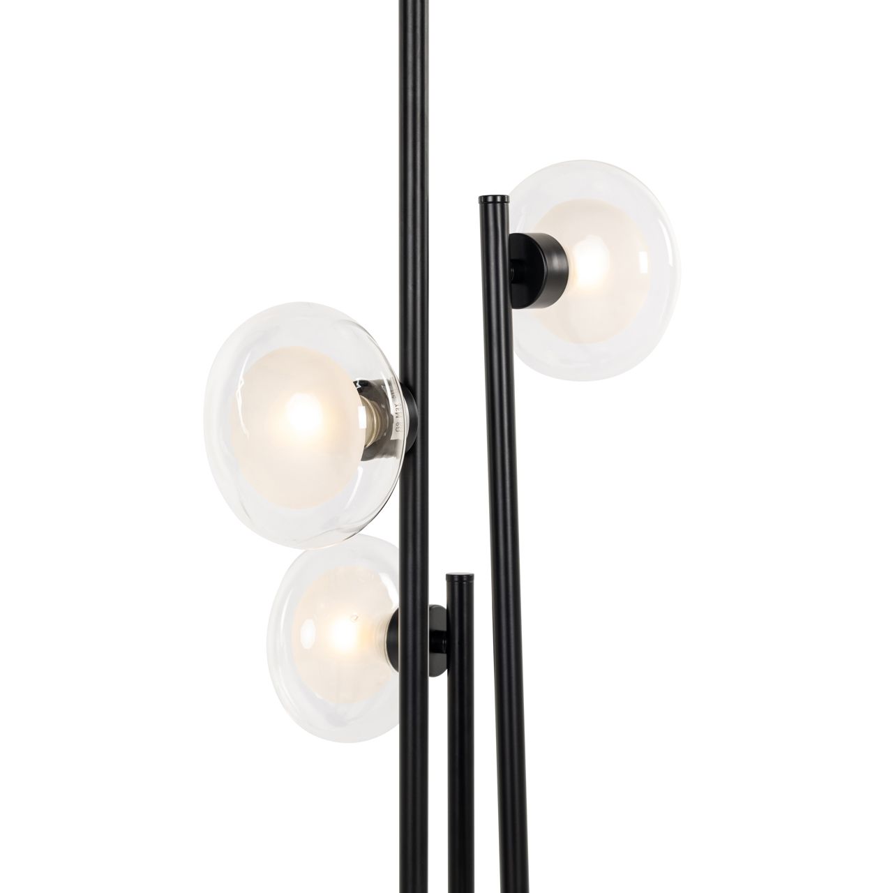 Stehlampe LUVA schwarz