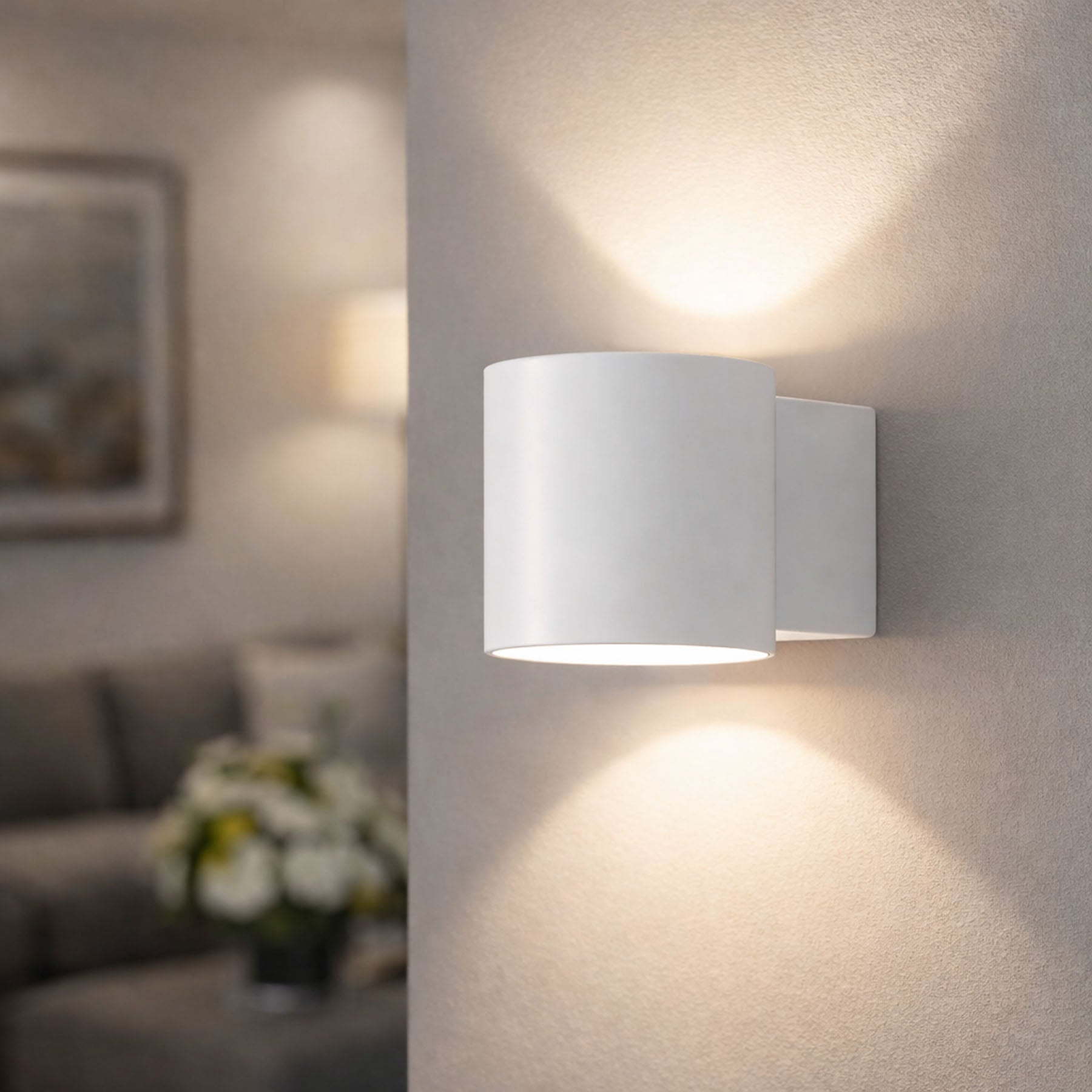Lampa ścienna TUBE przecierany mosiądz, marka Martinelli Luce