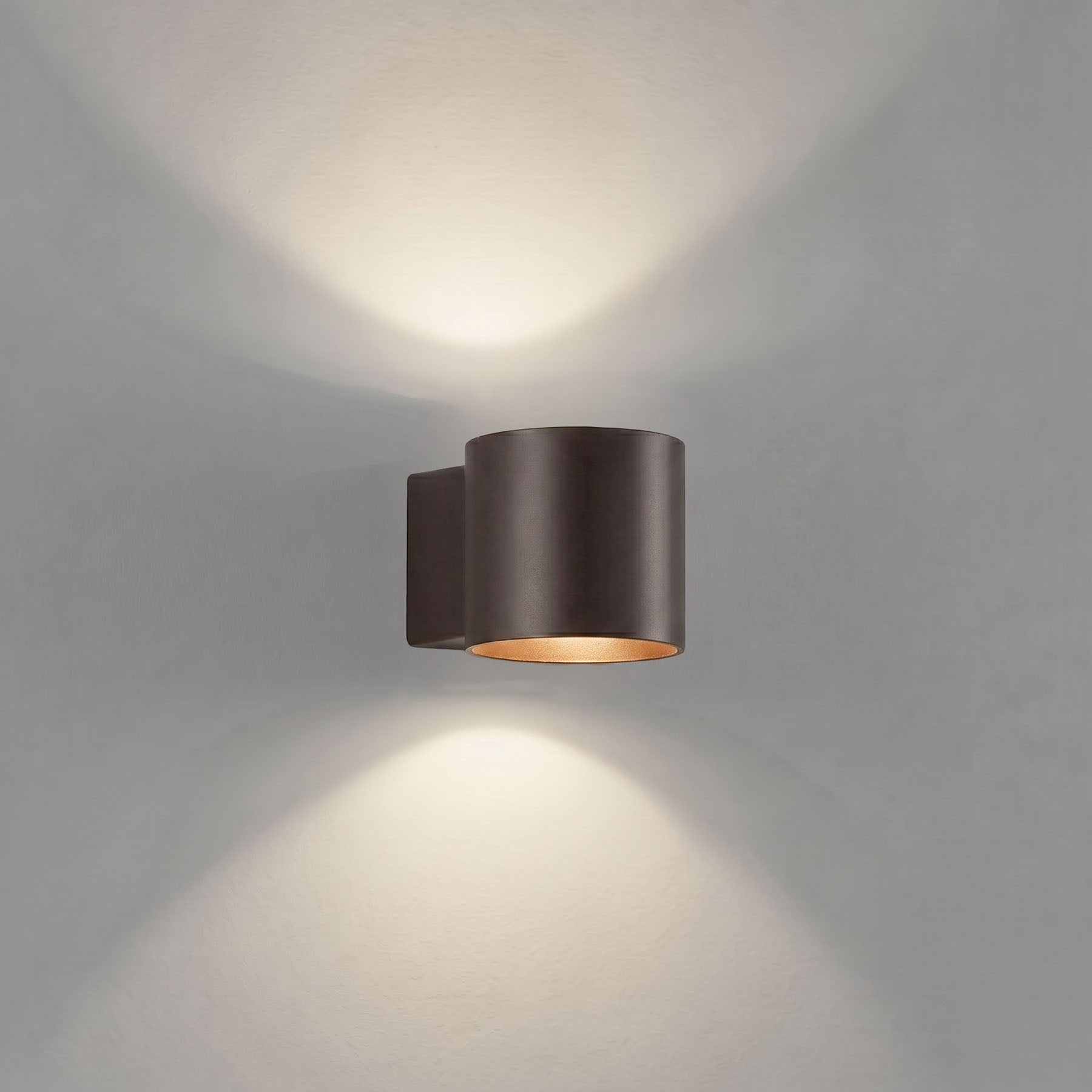 Lampa ścienna TUBE brązowy, marka Martinelli Luce