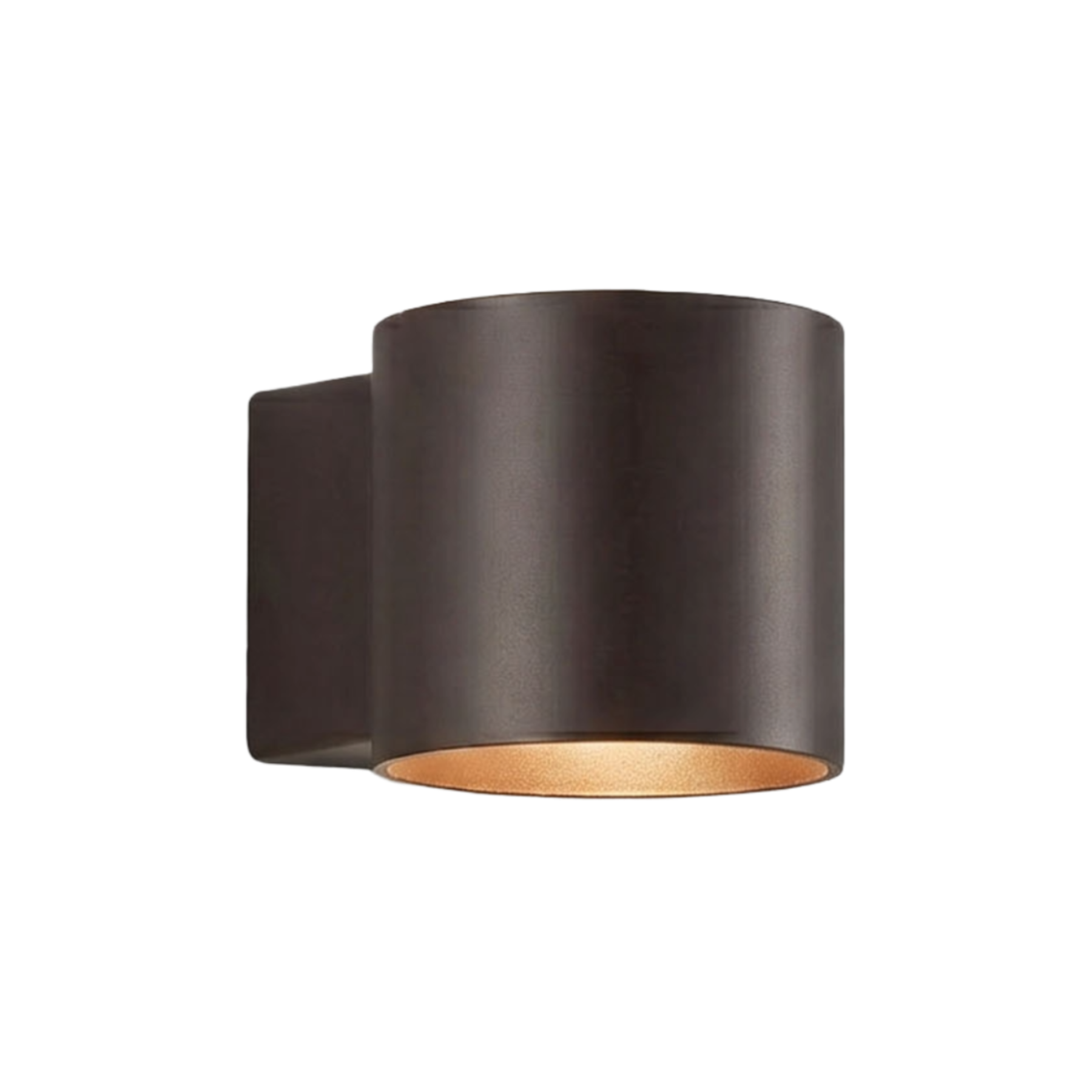 Lampa ścienna TUBE brązowy – Martinelli Luce