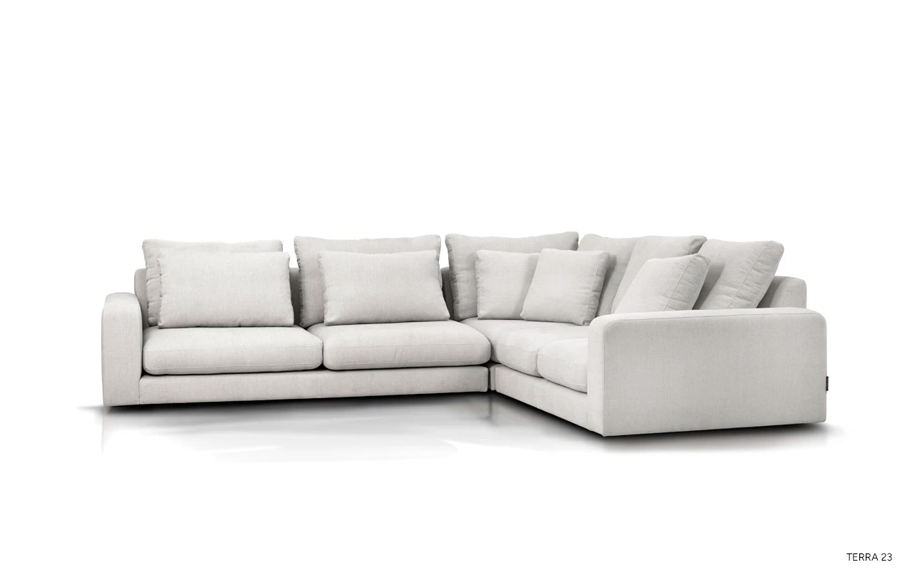Modularer rechter Ecksofa NOOR personalisierbar