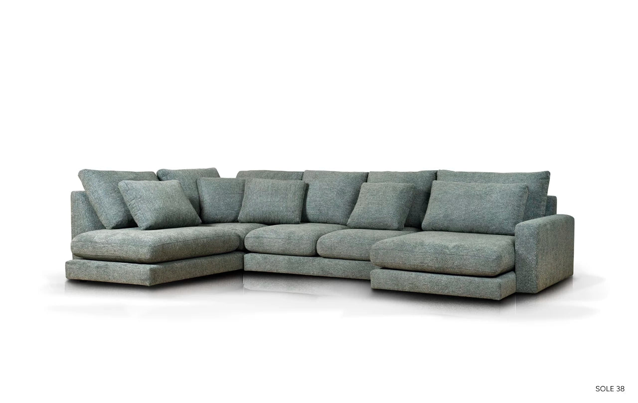 Modularer rechter Ecksofa NOOR personalisierbar