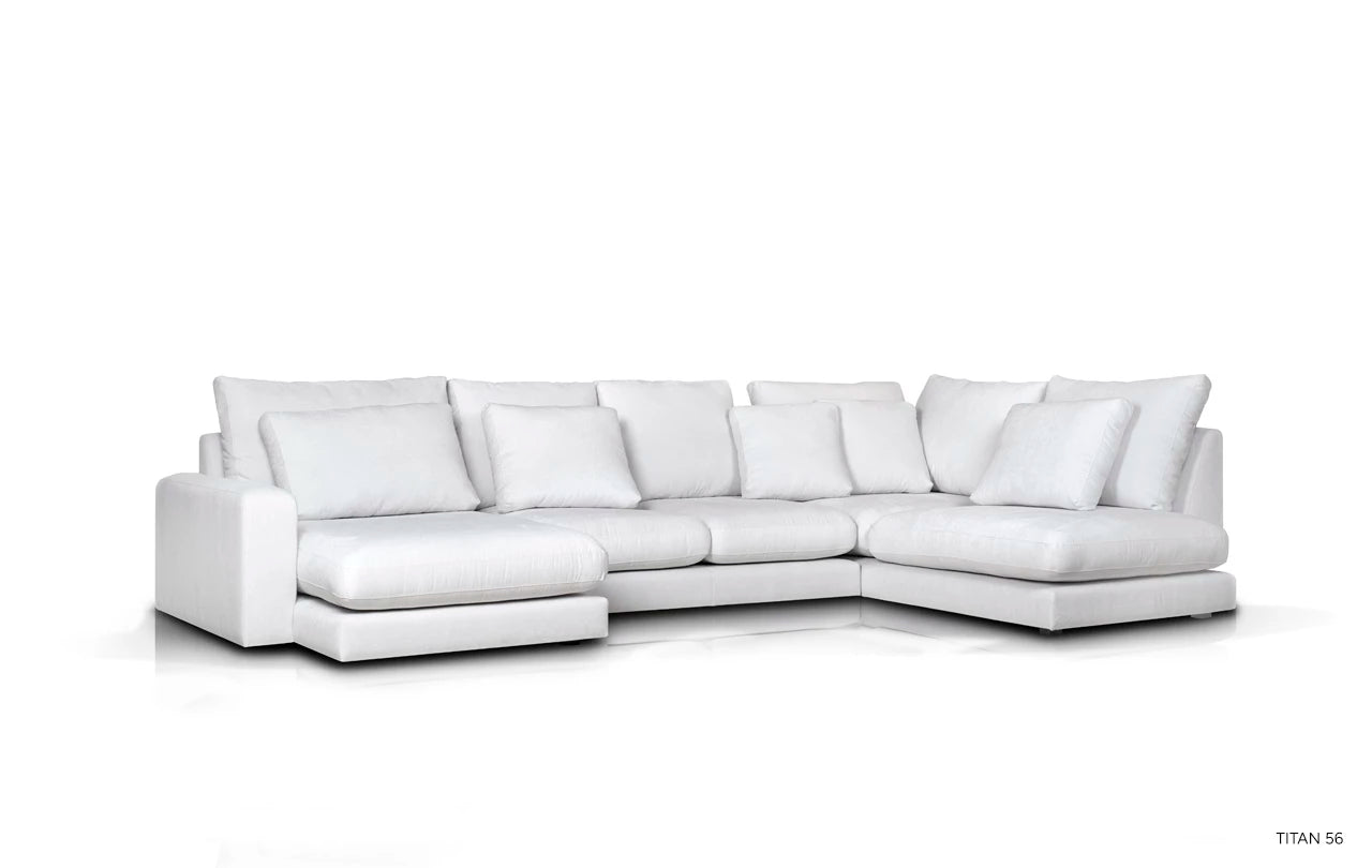 Modularer rechter Ecksofa NOOR personalisierbar