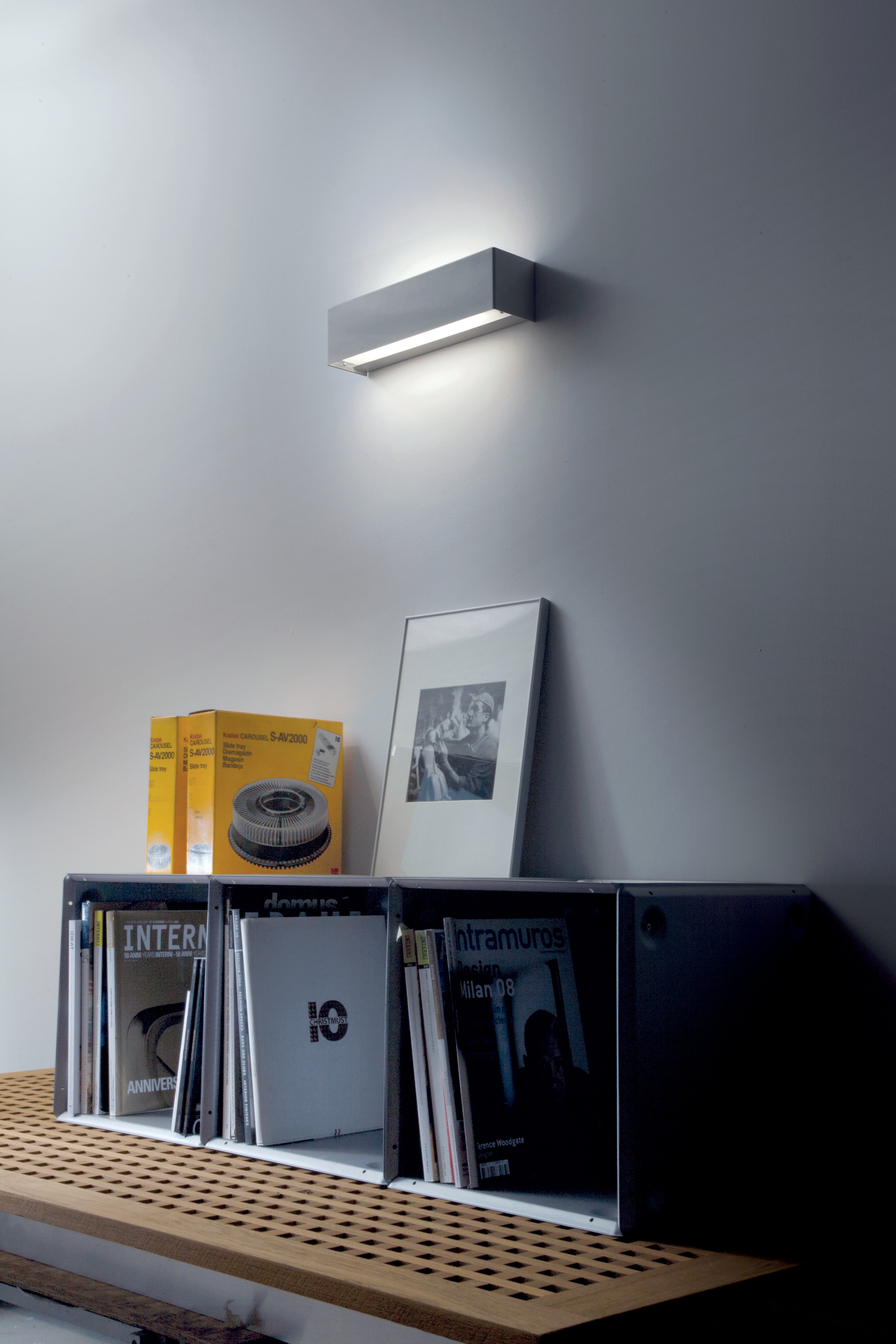 Lampa ścienna SET brązowy