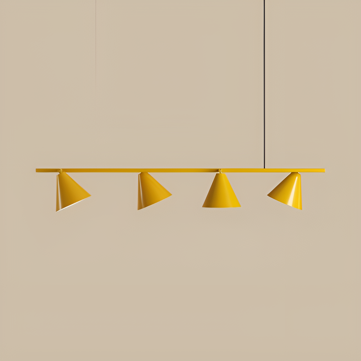 Lampa wisząca FORM QUATRO musztardowy