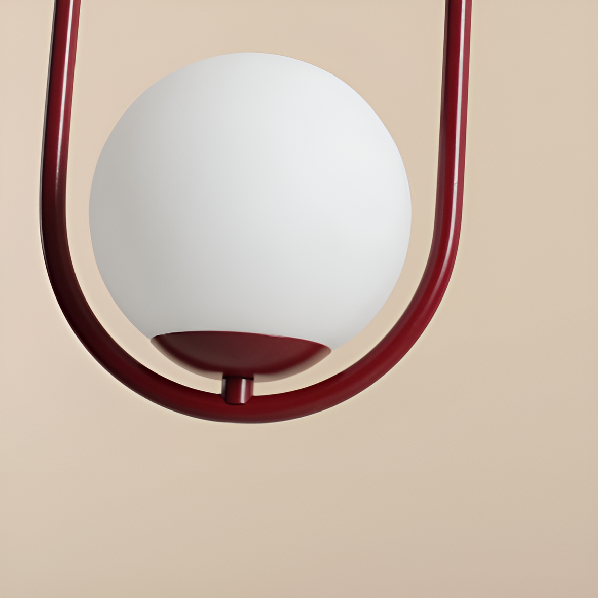 Lampa wisząca RIVA bordowy