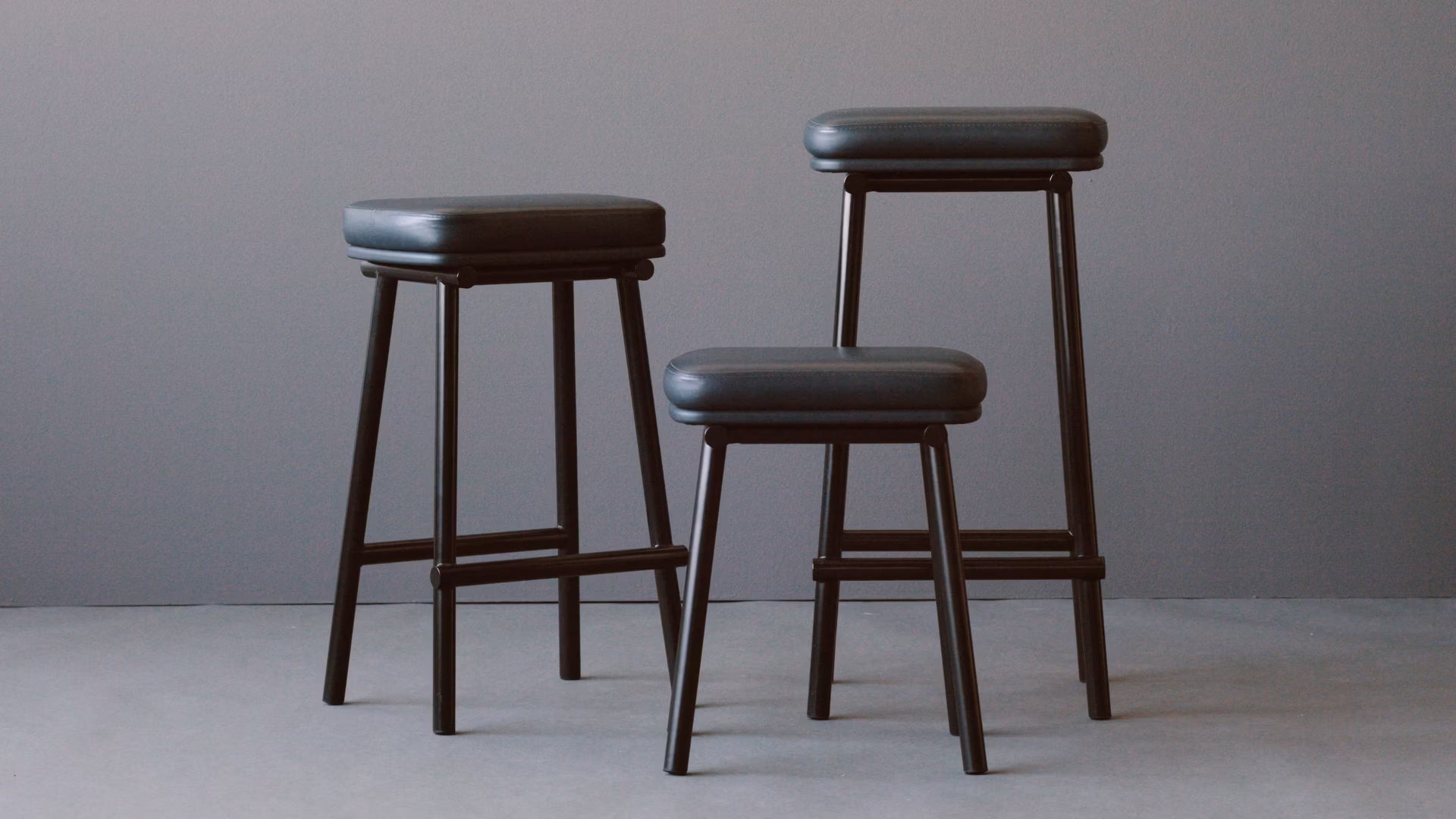 Hocker TUBBY TUBE schwarz