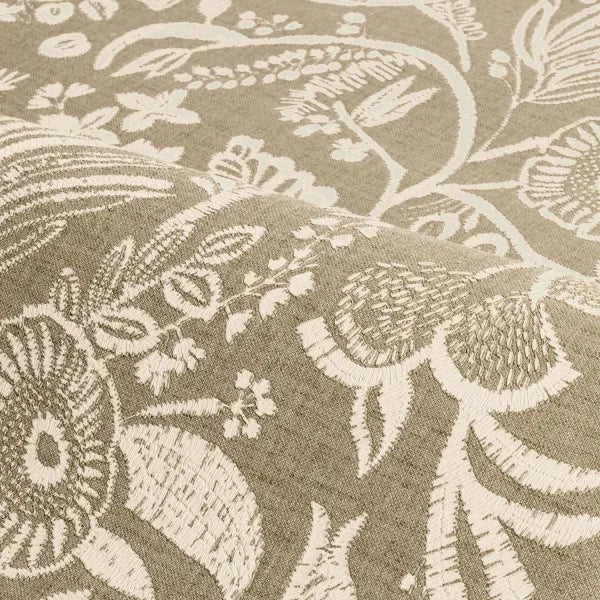 Tapeta imitująca haft PASTEL khaki