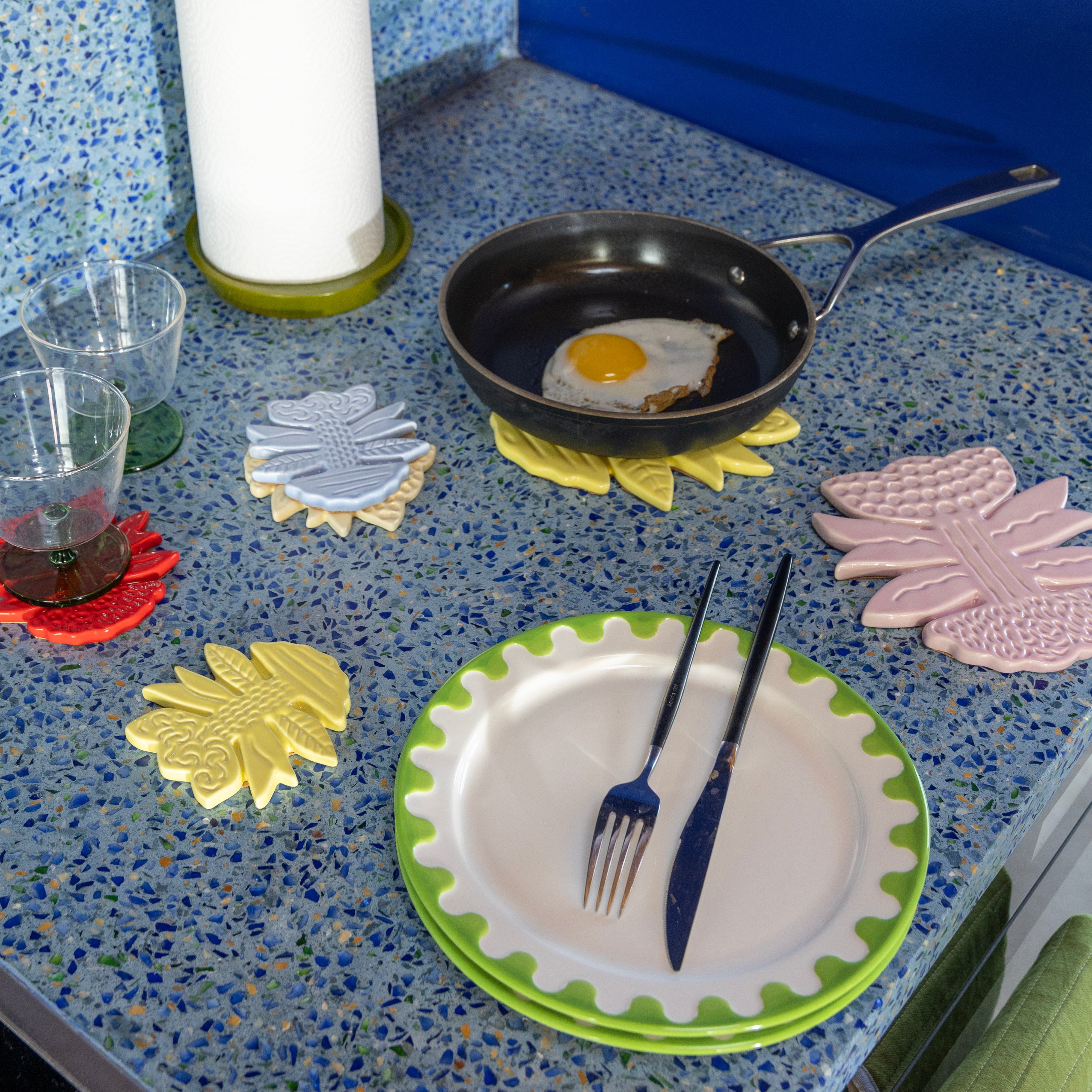 Zestaw podstawek BLUME kolorowy