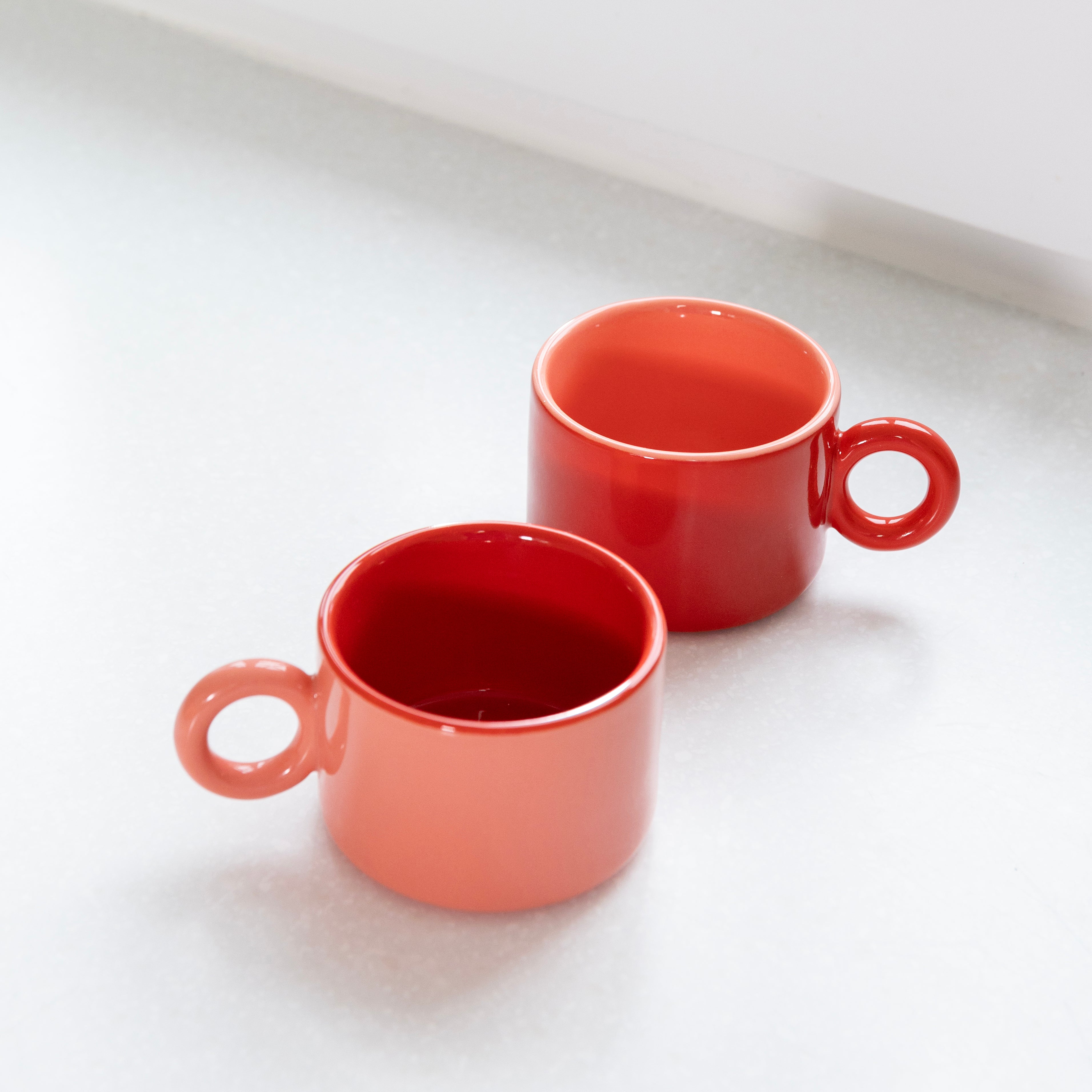 CHIQUITO Cup Set Red Porcelain